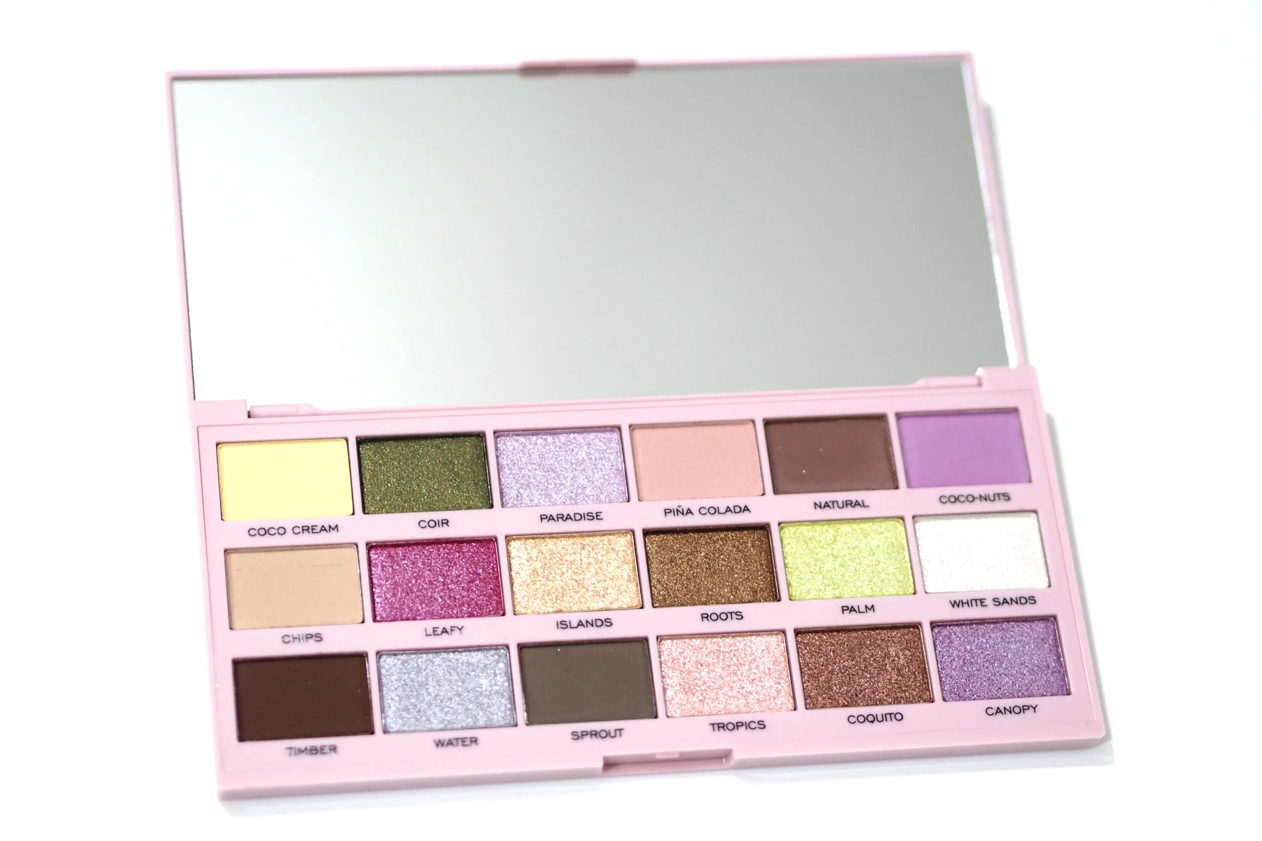 I Heart Revolution Tasty Coconut Eyeshadow Palette Review Swatches