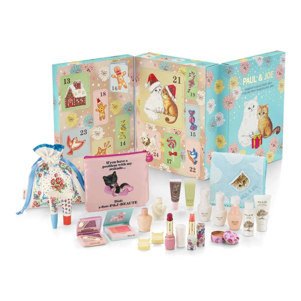 Paul & Joe Makeup Collection Advent Calendar 2021 Beauty Contents Reveal!
