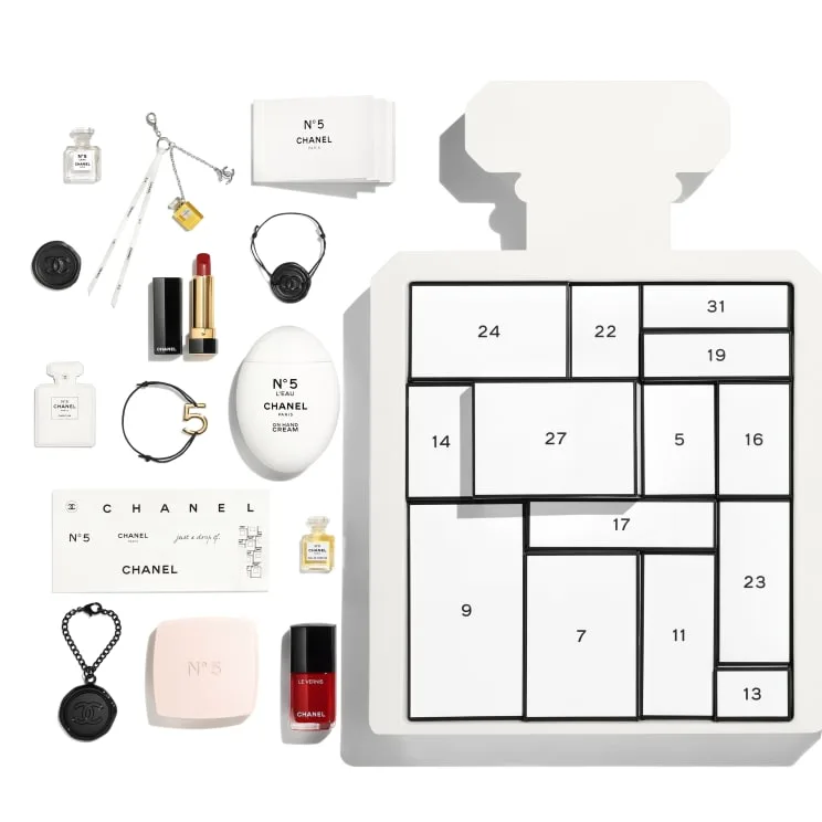 Chanel No5 Limited Edition The Calendar 2021 Contents Reveal!