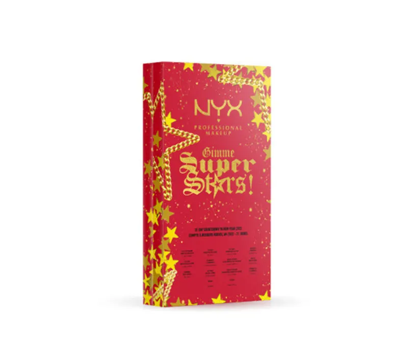 NYX Gimme Super Stars 31 Day Countdown To New Year 2022 Calendar Reveal!