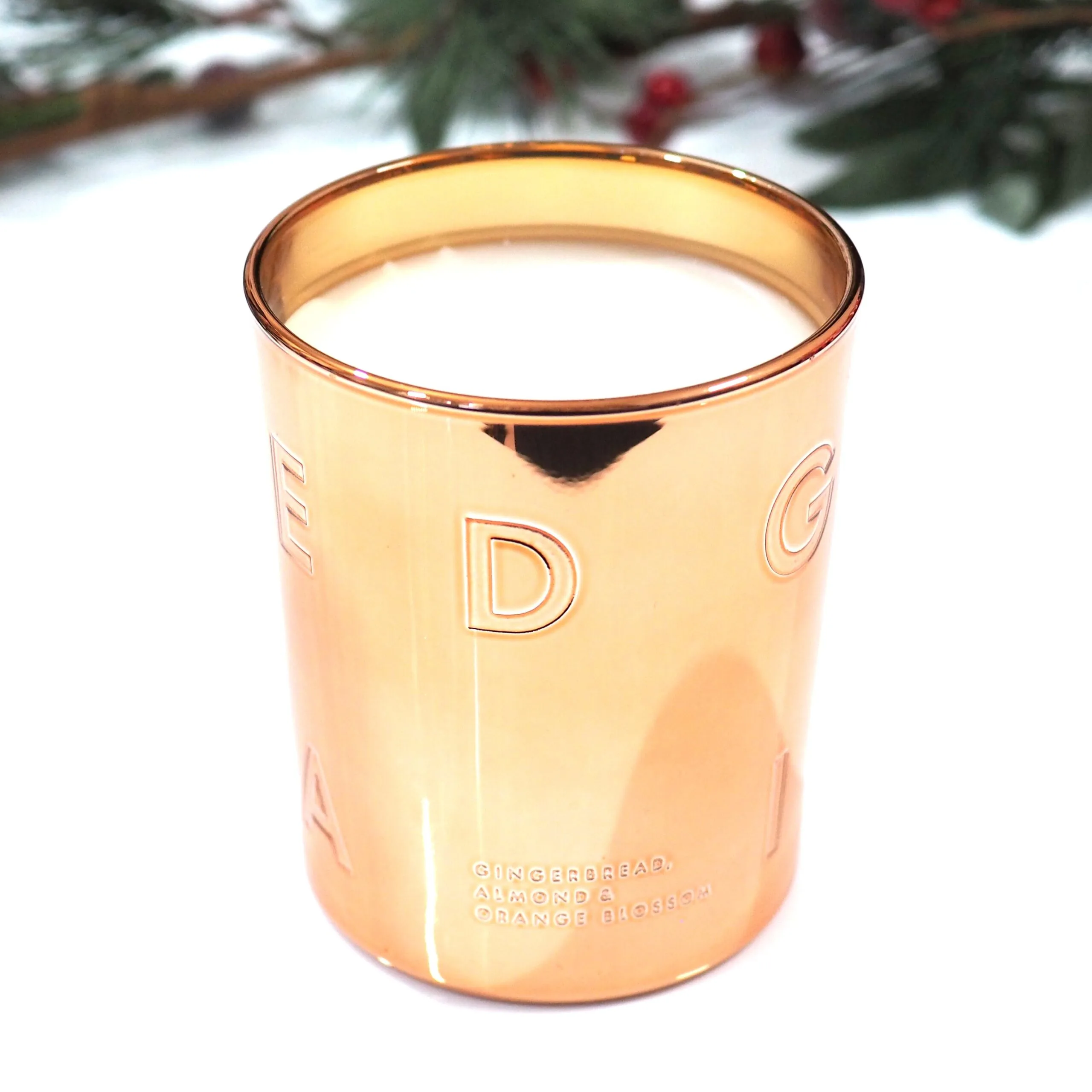 Beauty Pie Gingerbread Almond and Orange Blossom Candle