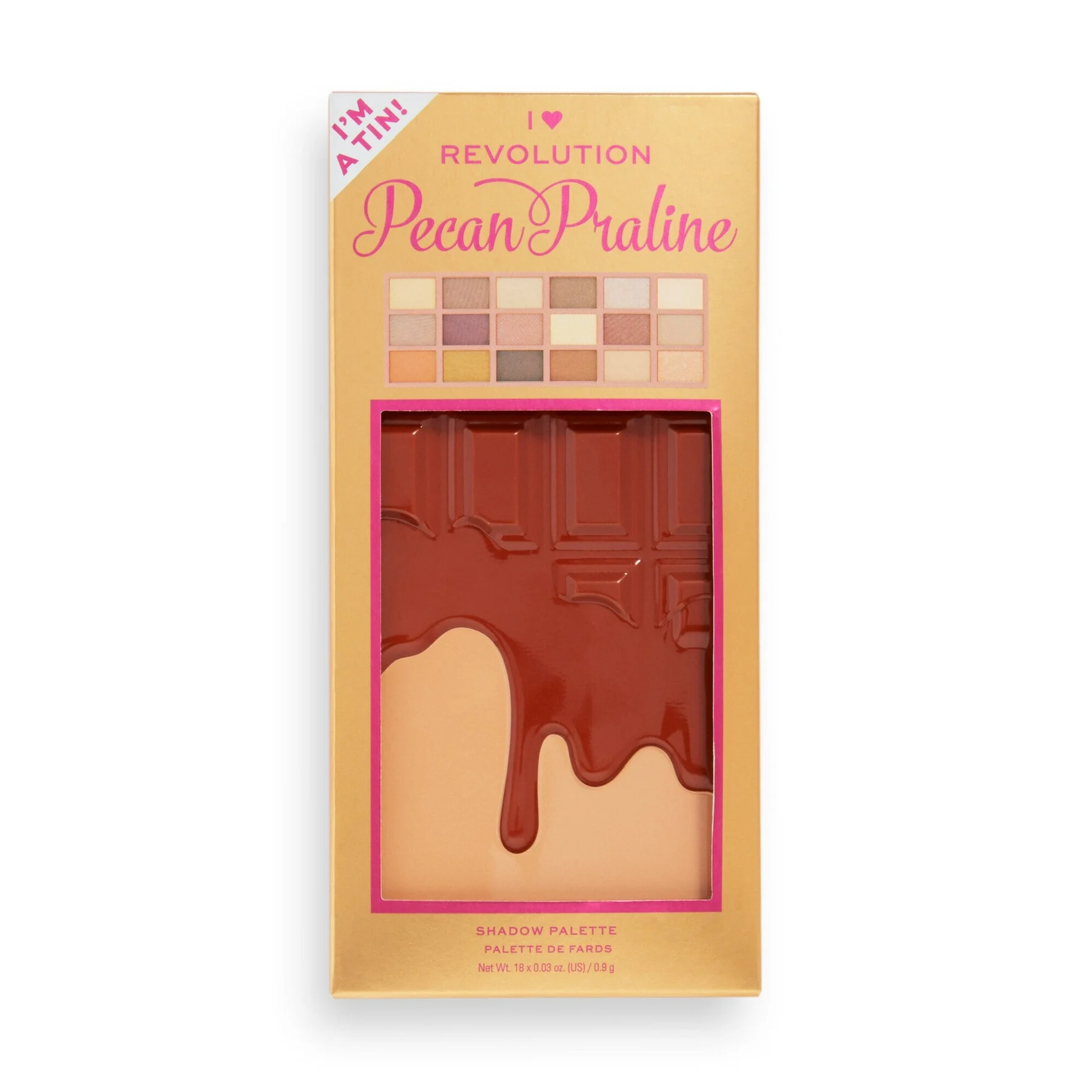 I Heart Revolution Pecan Praline Eyeshadow Palette