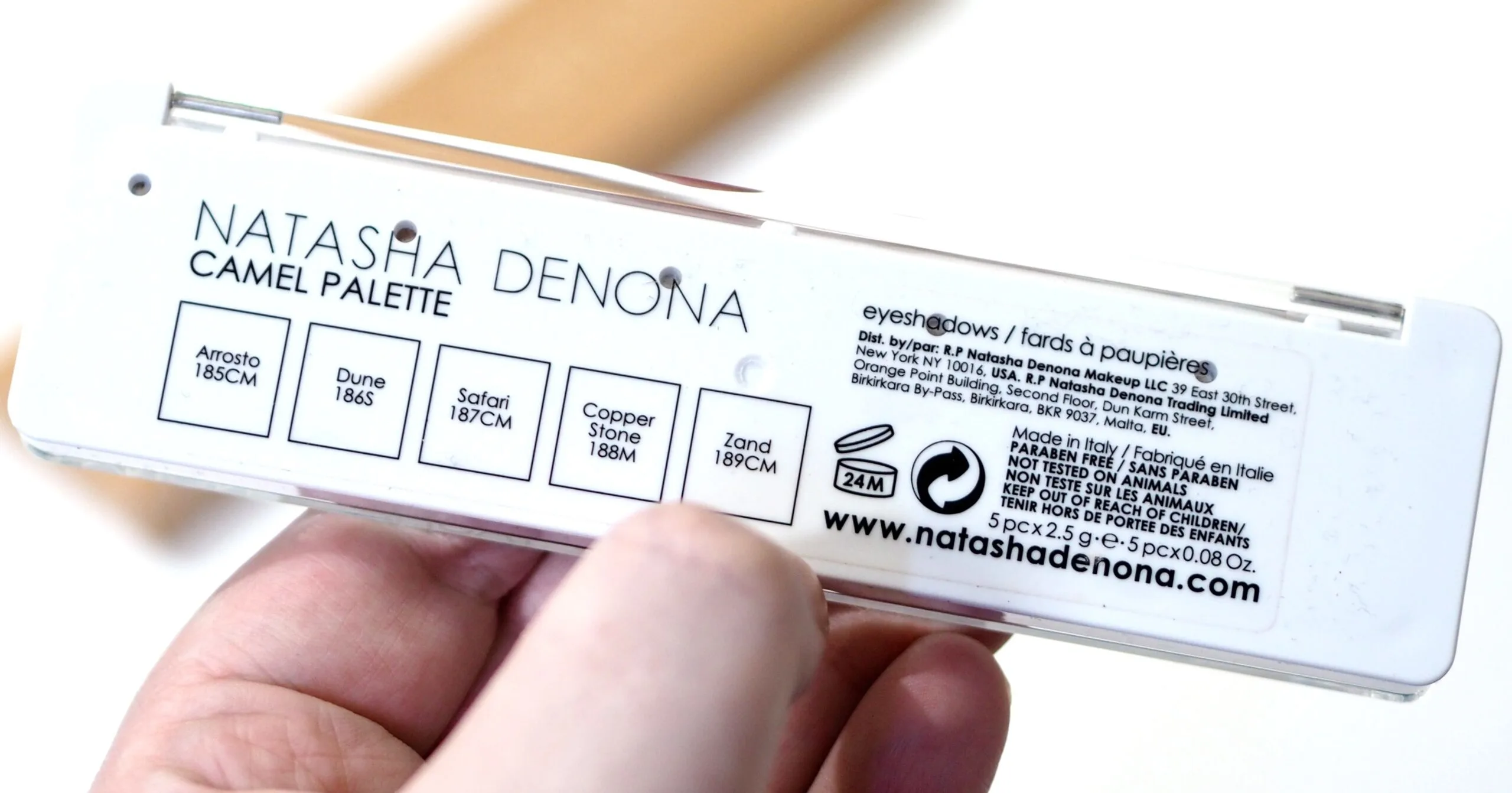 Natasha Denona Camel Palette Review Swatches