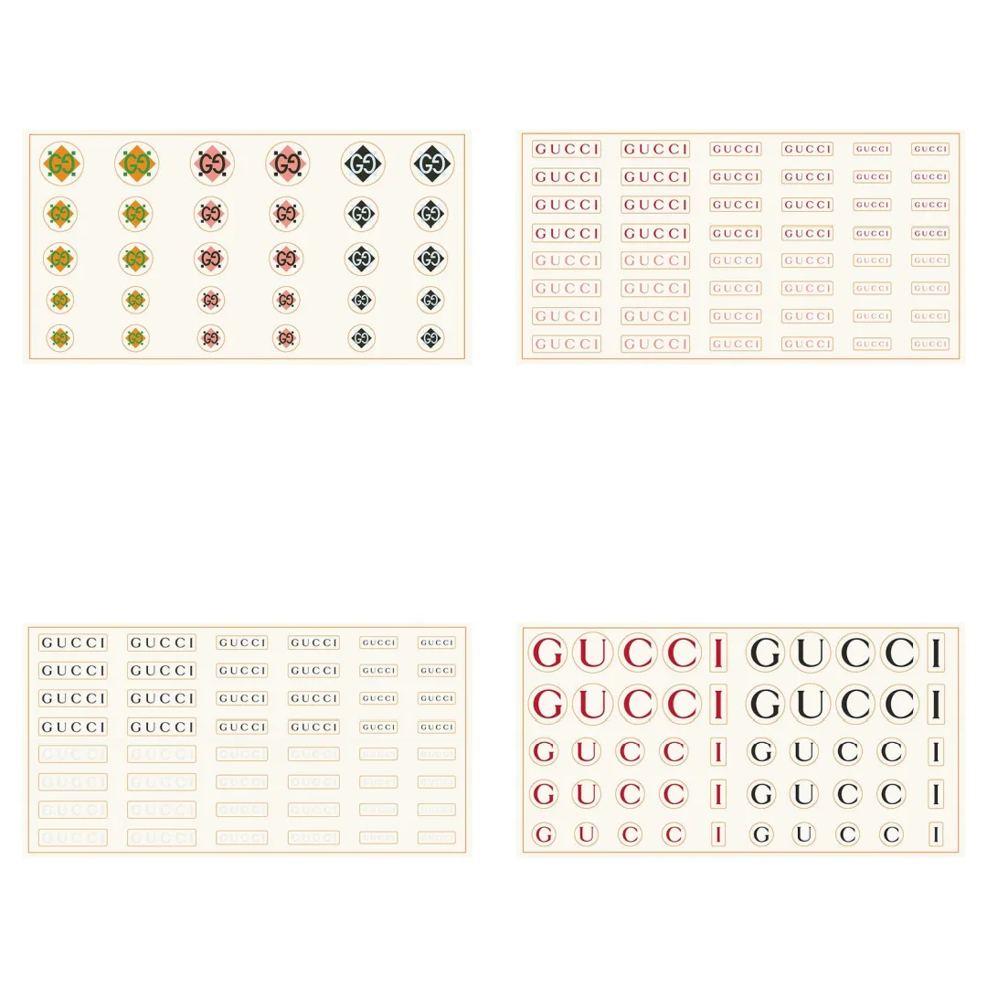 Gucci Beauty Nail Art Stickers