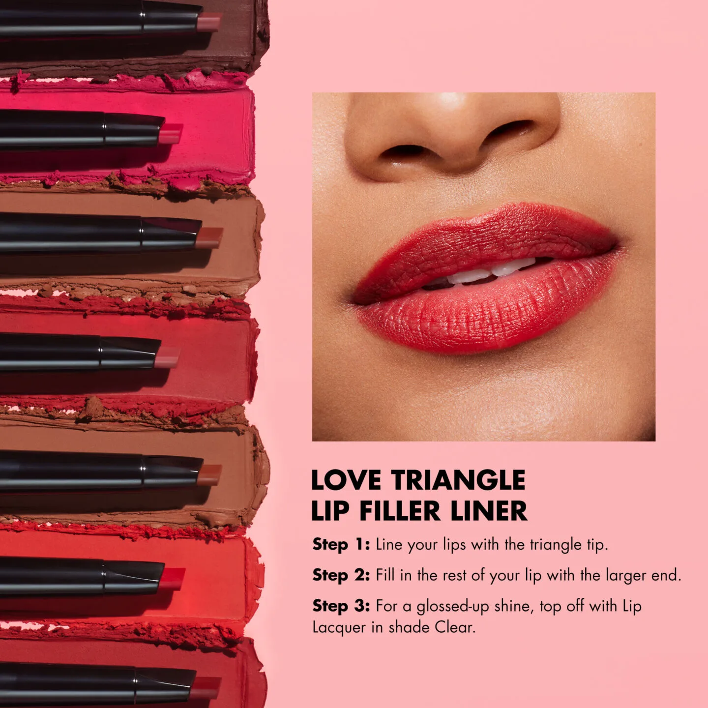 ELF Love Triangle Lip Liner Collection