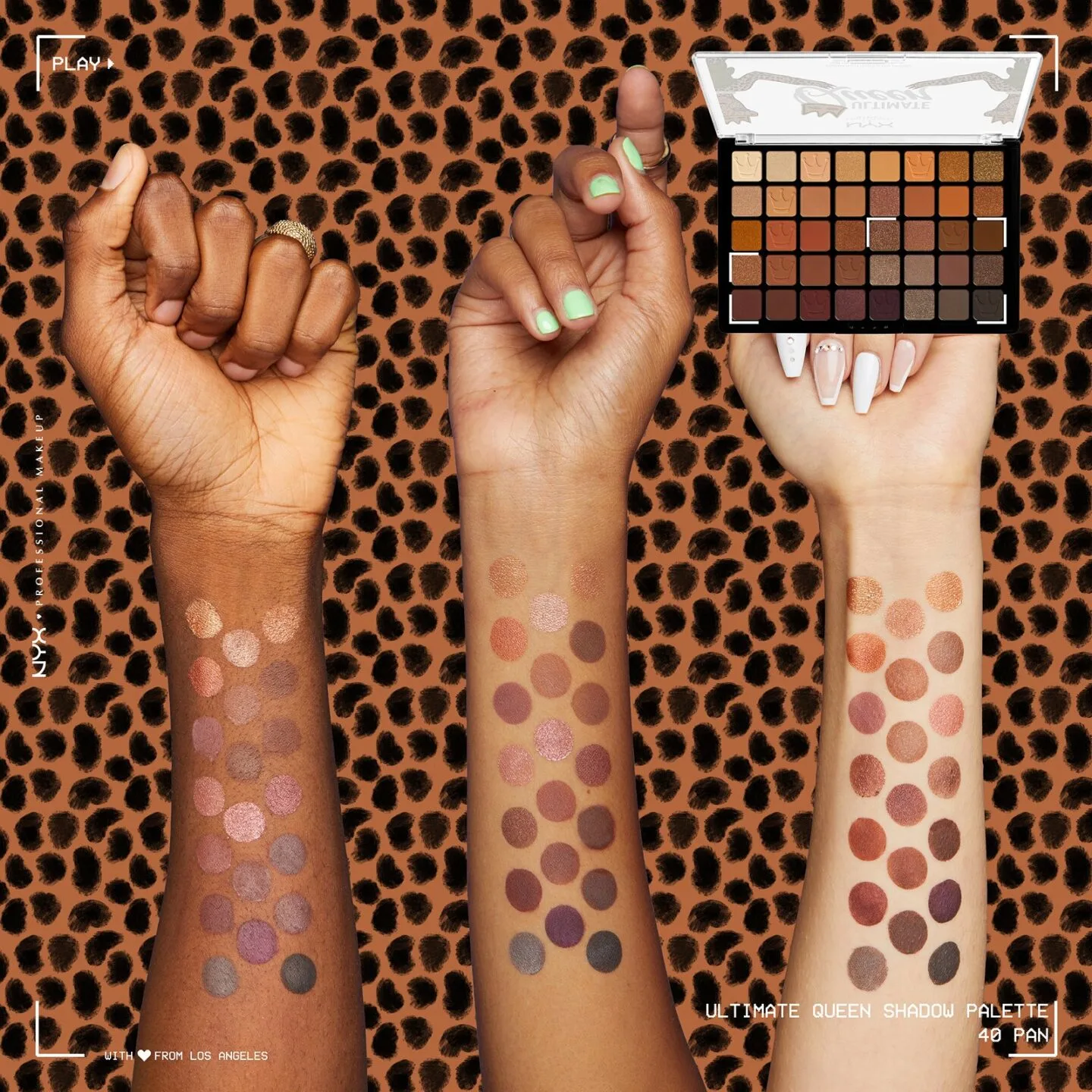 NYX Ultimate Queen Eyeshadow Palettes Collection