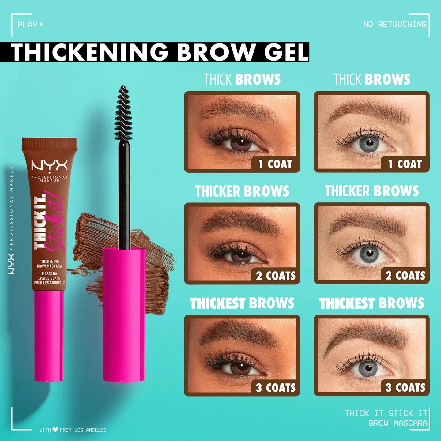 NYX Thick It Stick It Thickening Brow Mascara