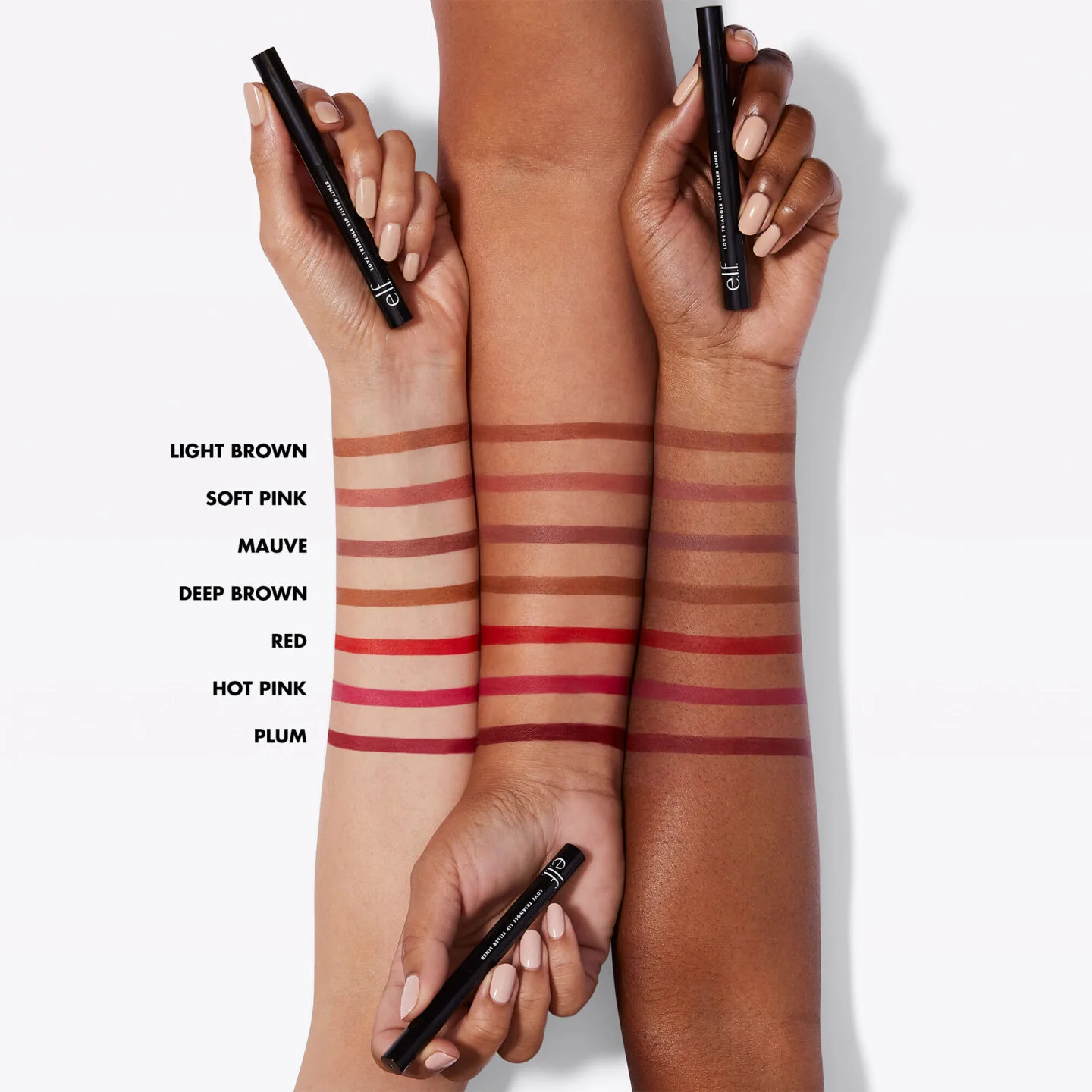 ELF Love Triangle Lip Liner Collection