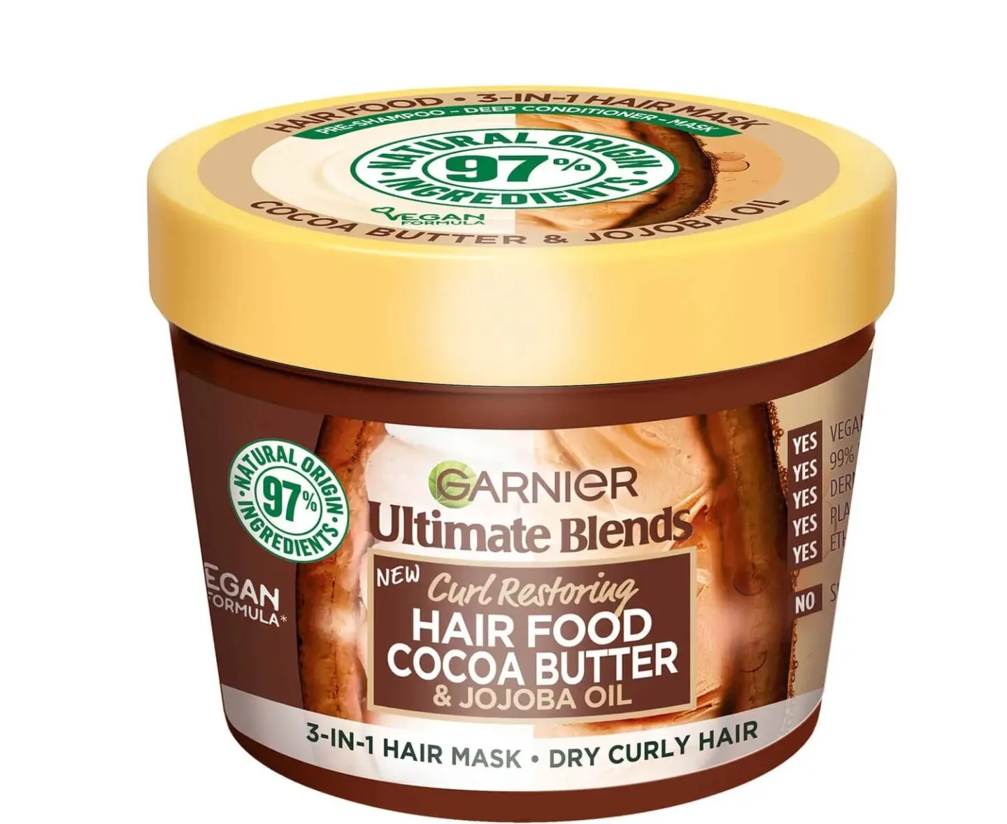 Garnier Ultimate Blends Curl Restoring Cocoa Butter Hair Food Collection