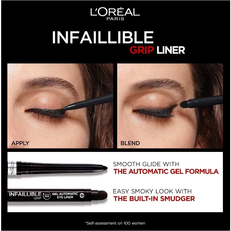 L'Oreal Infallible Grip Gel Automatic Eyeliners.