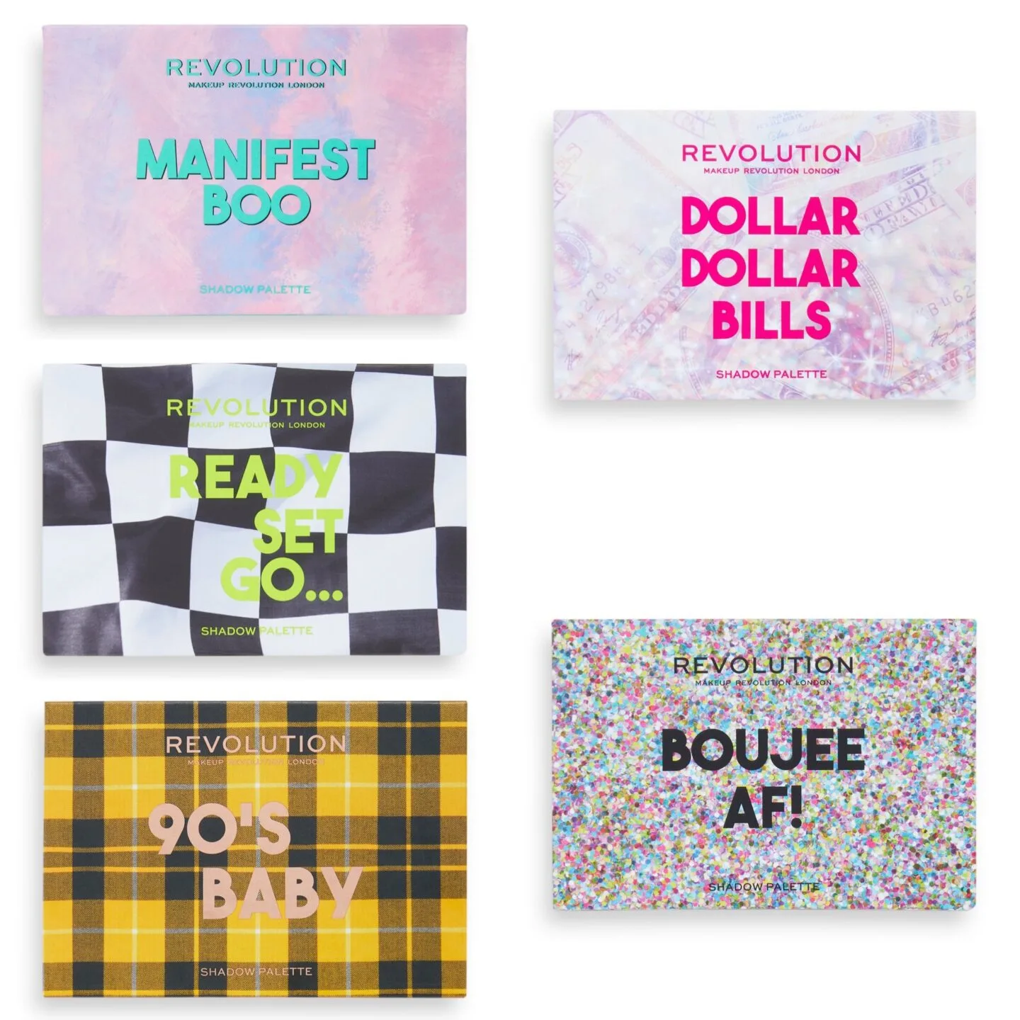 Revolution Power Eyeshadow Palette Collection