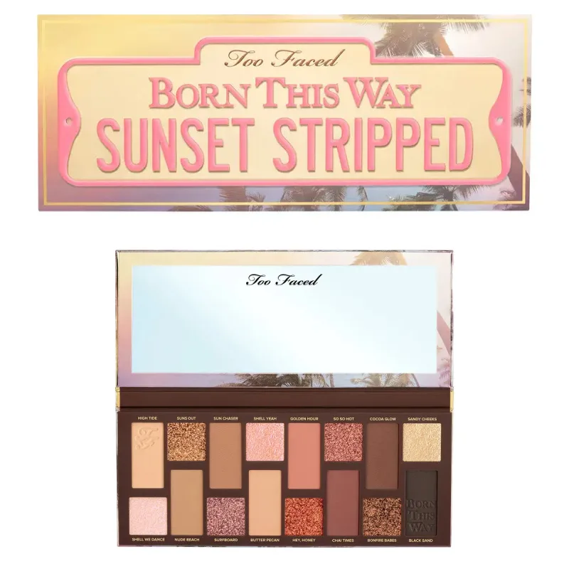 Too Faced Born This Way Sunset Stripped Eyeshadow Palette | Available NOW!