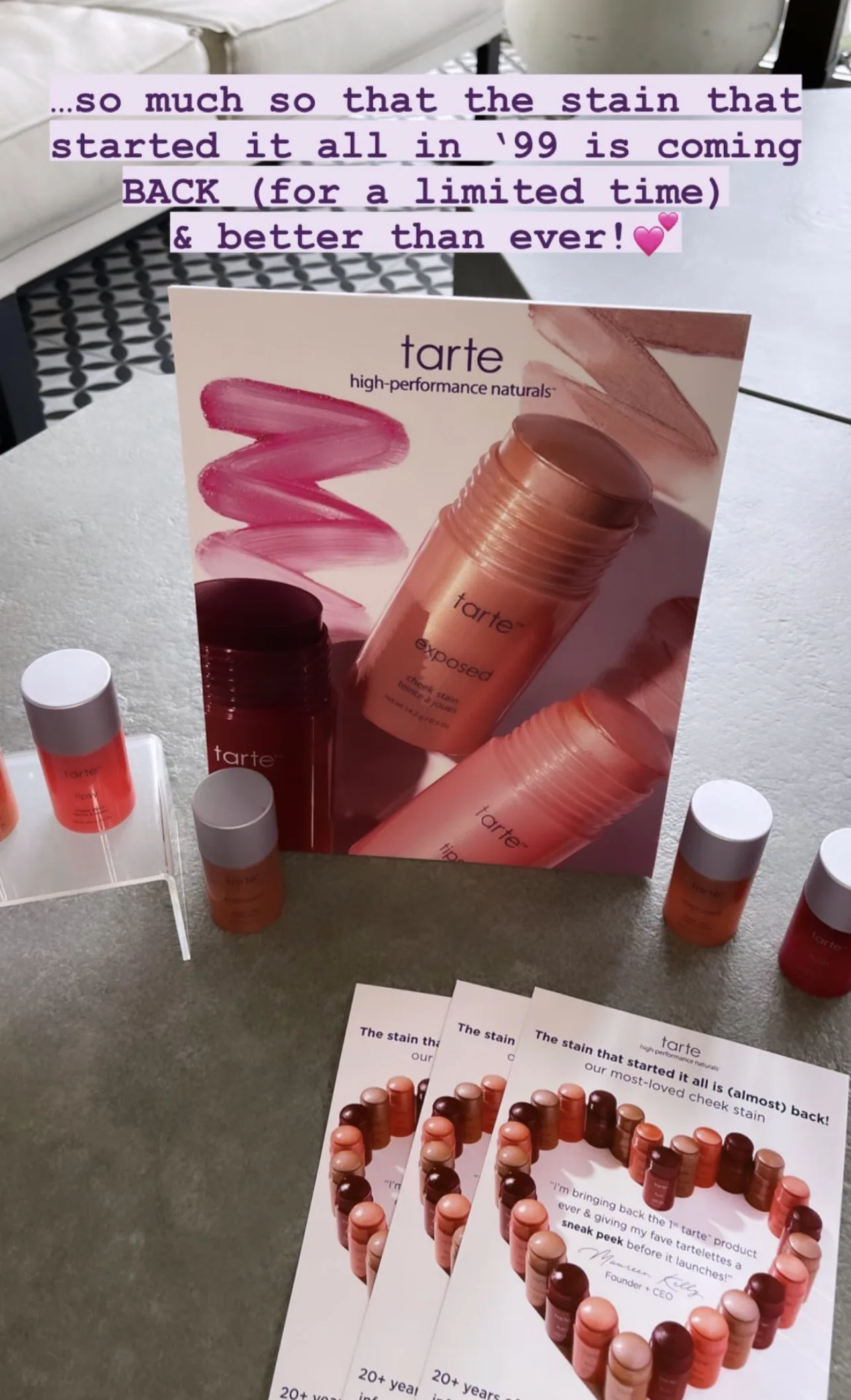 Tarte Cheek Stains