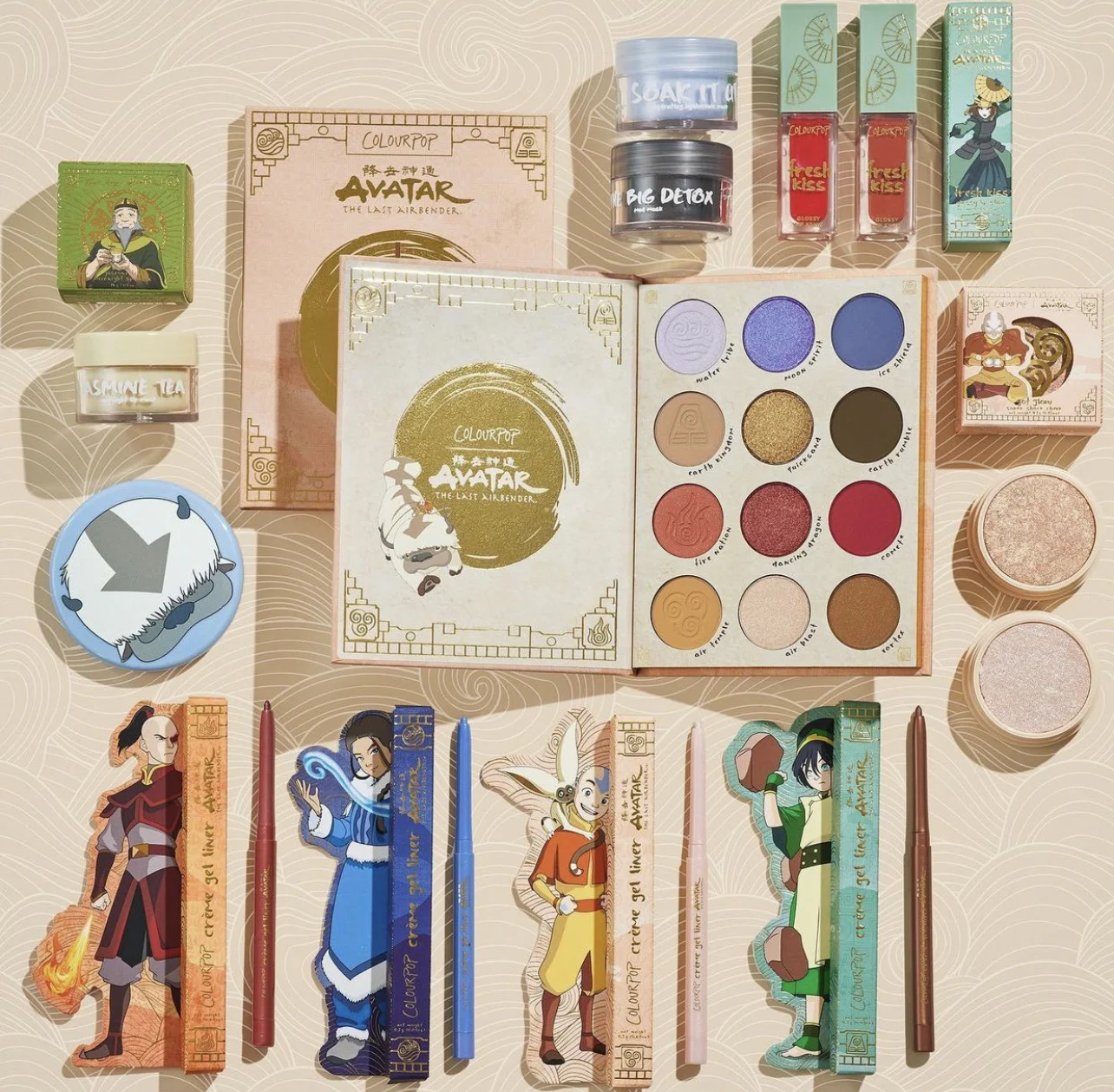 Колаборація ColourPop x Avatar The Last Airbender