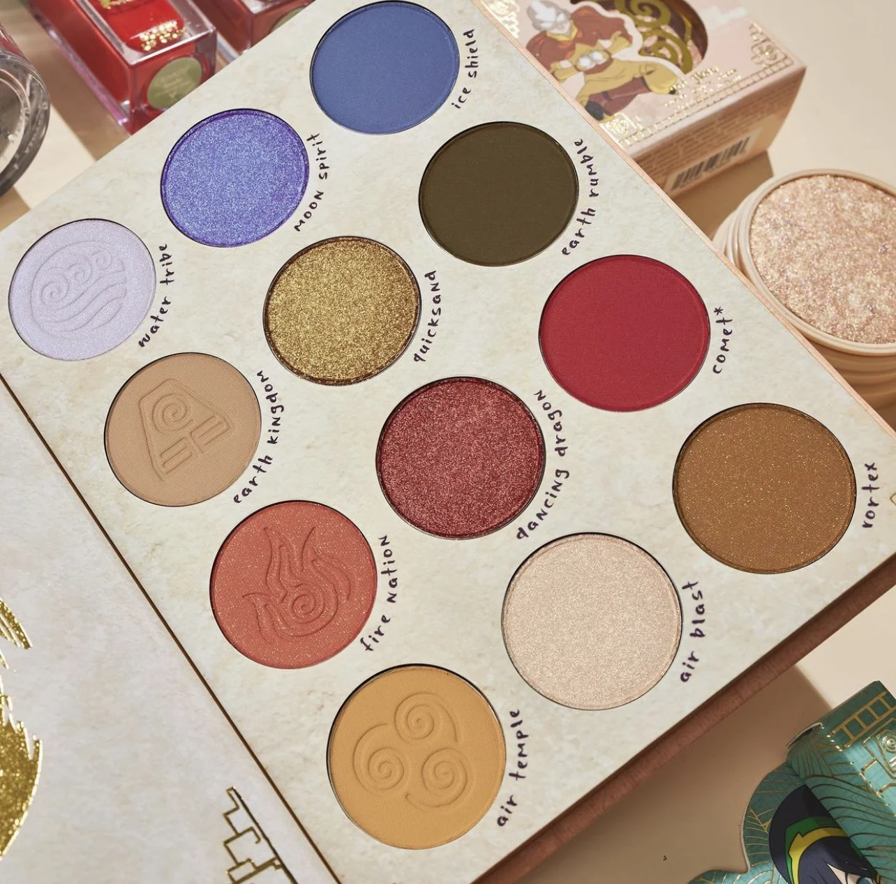 Колаборація ColourPop x Avatar The Last Airbender