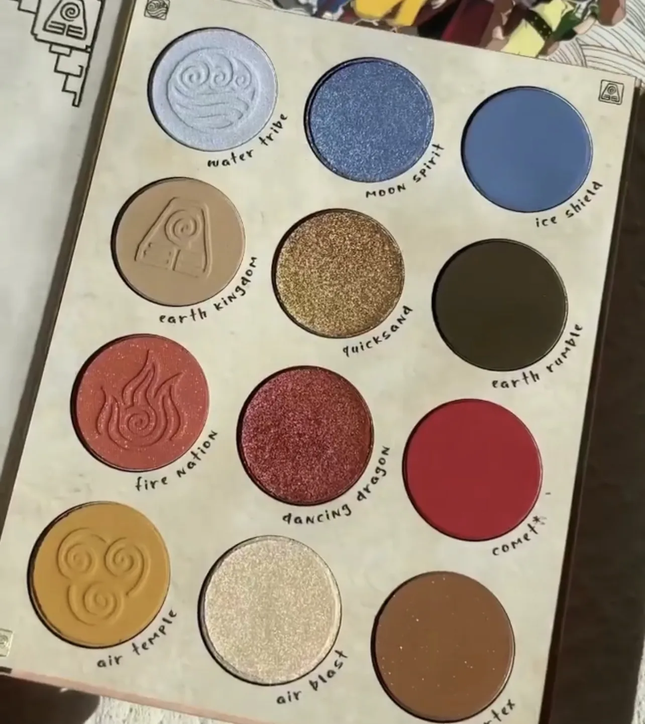 Колаборація ColourPop x Avatar The Last Airbender