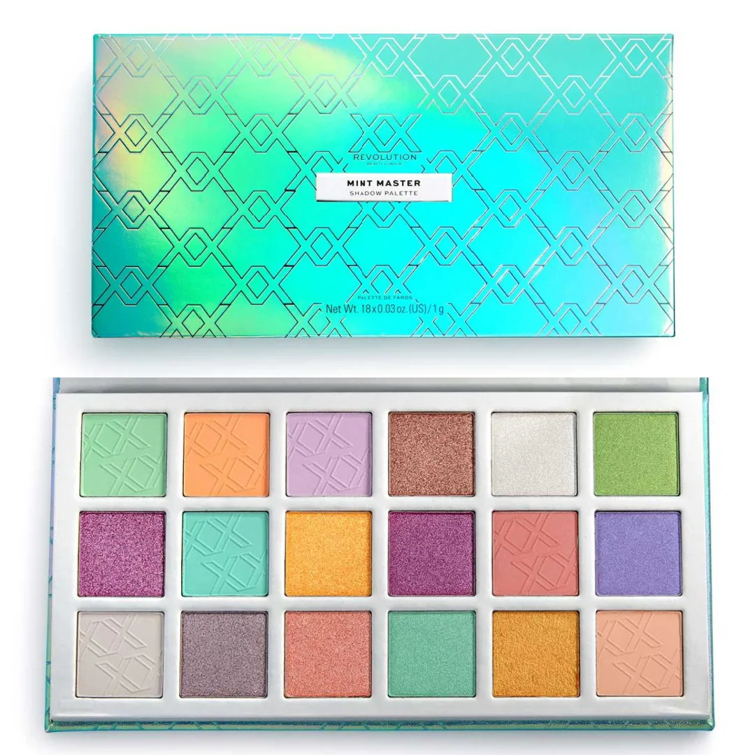 XX Revolution Mint Master + Bitter Peach LuXX Shadow Palettes