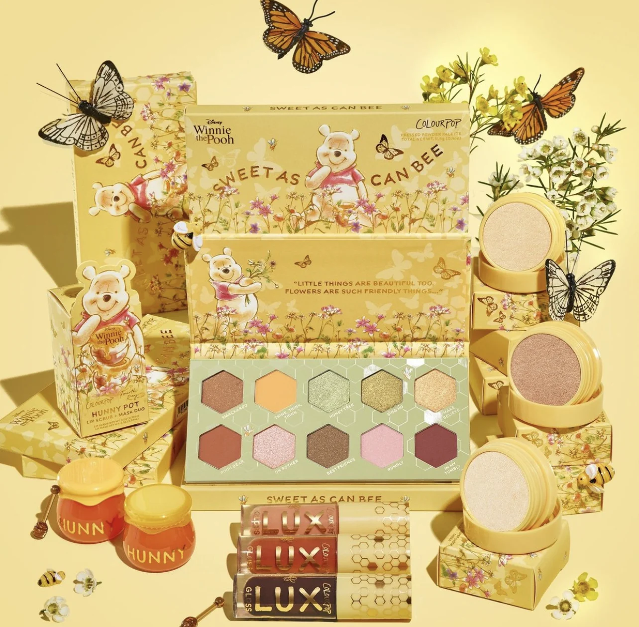 ColourPop x Disney Winnie The Pooh Collaboration