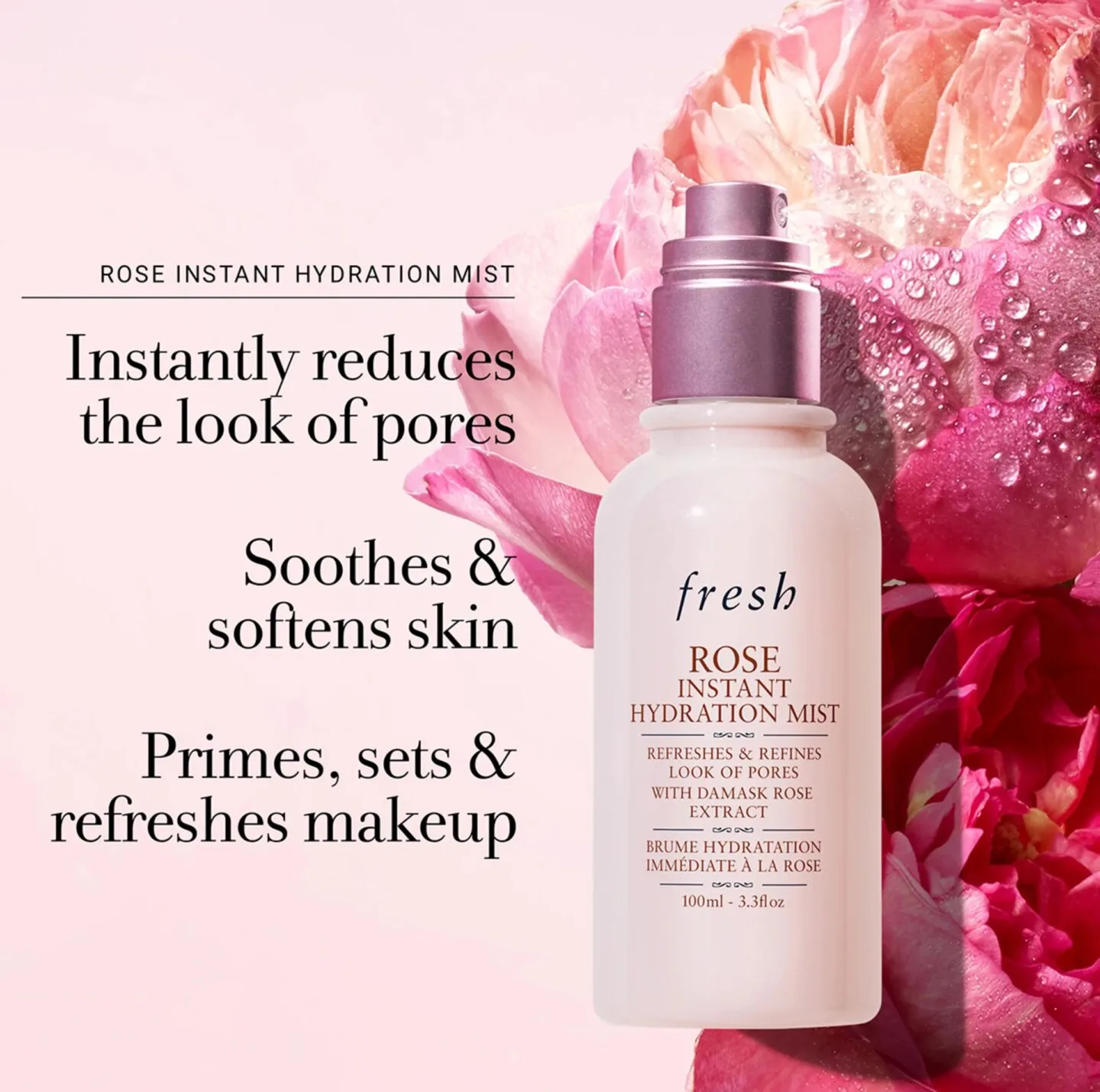 Fresh Beauty Rose Instant Hydration Mist