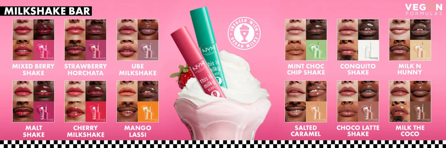 NYX This Is Milky Gloss Milkshakes Collection