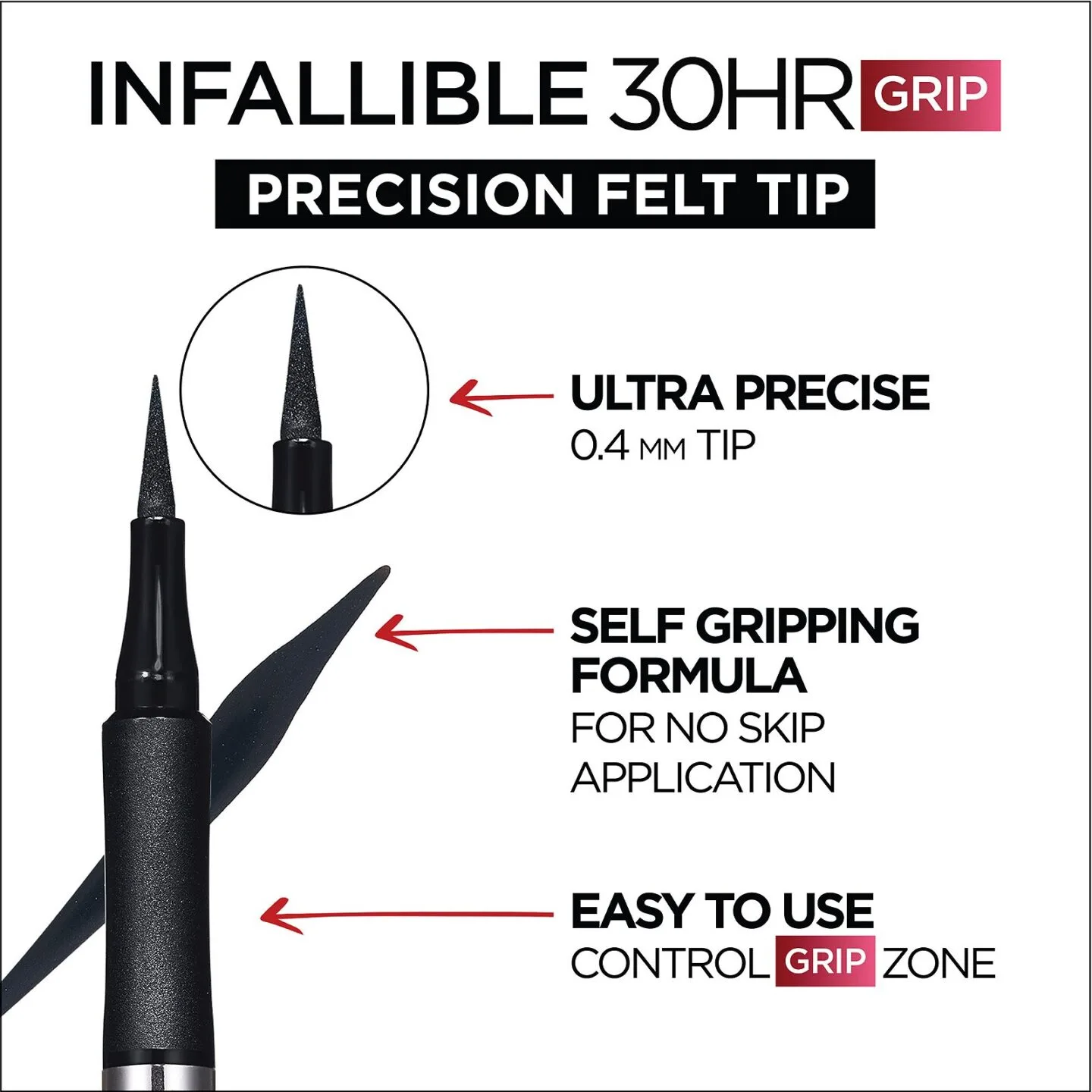 L'Oreal Infallible Grip Precision Felt Liquid Eyeliners