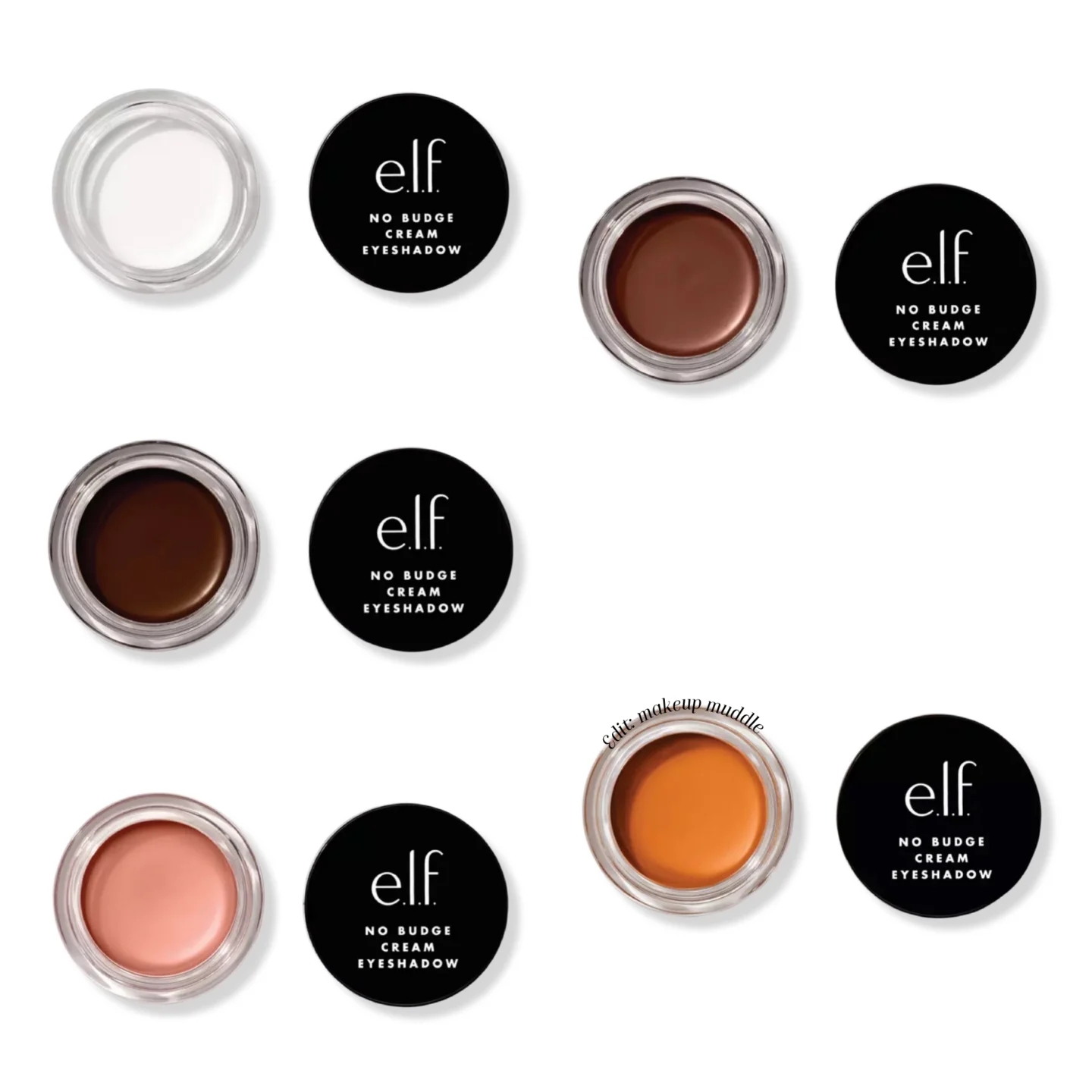 ELF No Budge Cream Eyeshadows