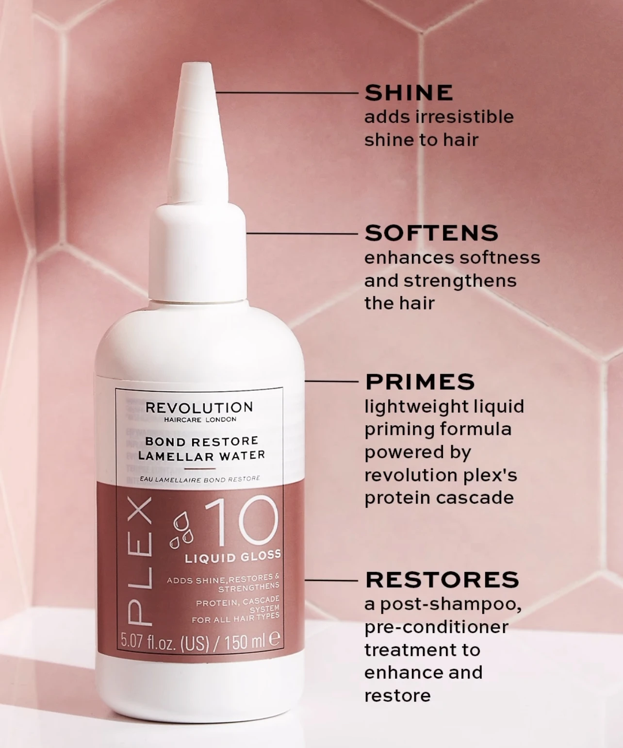 Revolution Haircare Plex 10 Bond Restore Lamellar Water | Makeup Muddle Revolution Haircare Plex 10 Bond Restore Lamellar Water | Makeup Muddle