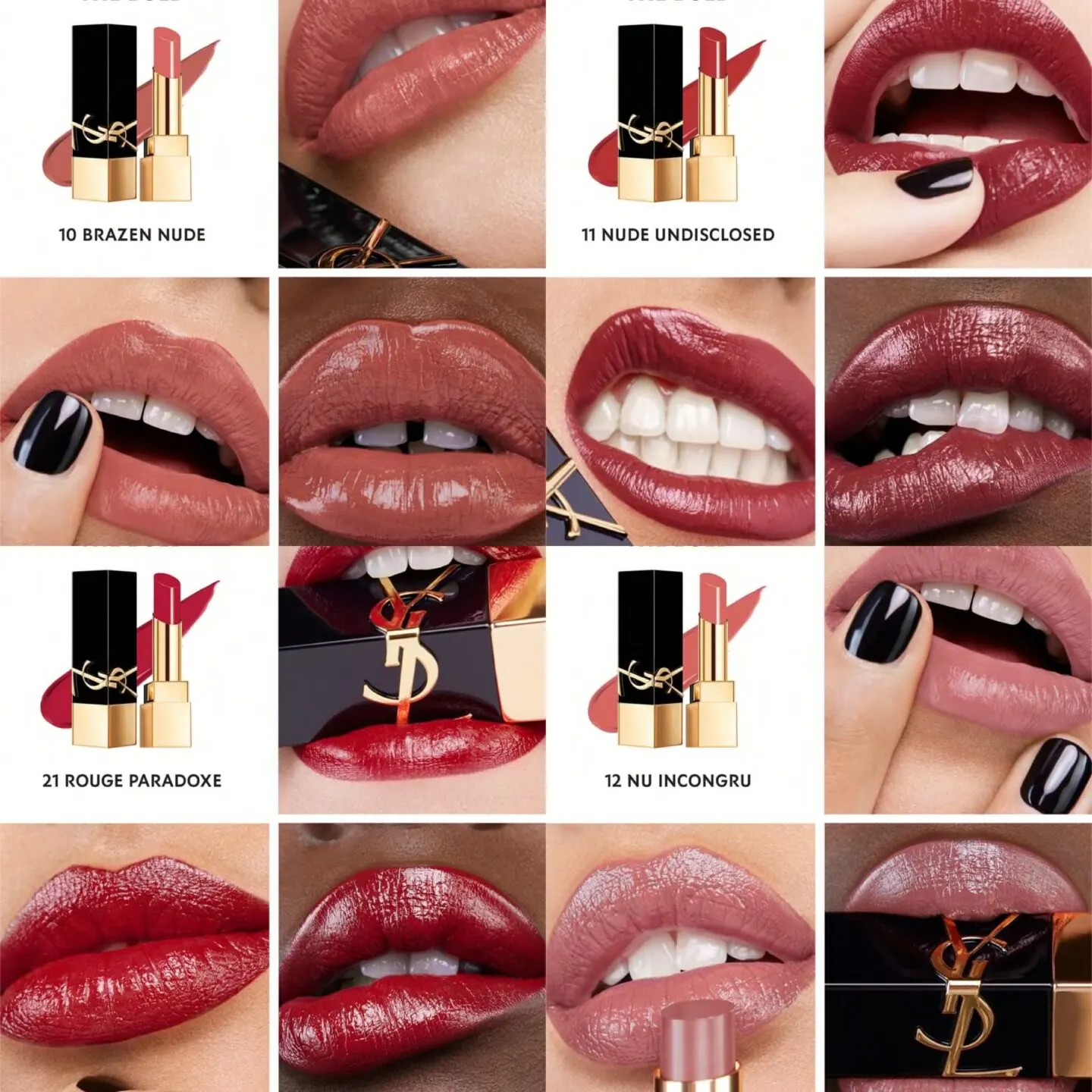YSL The Bold High Pigment Lipstick Collection [Swatches, Claims + More]