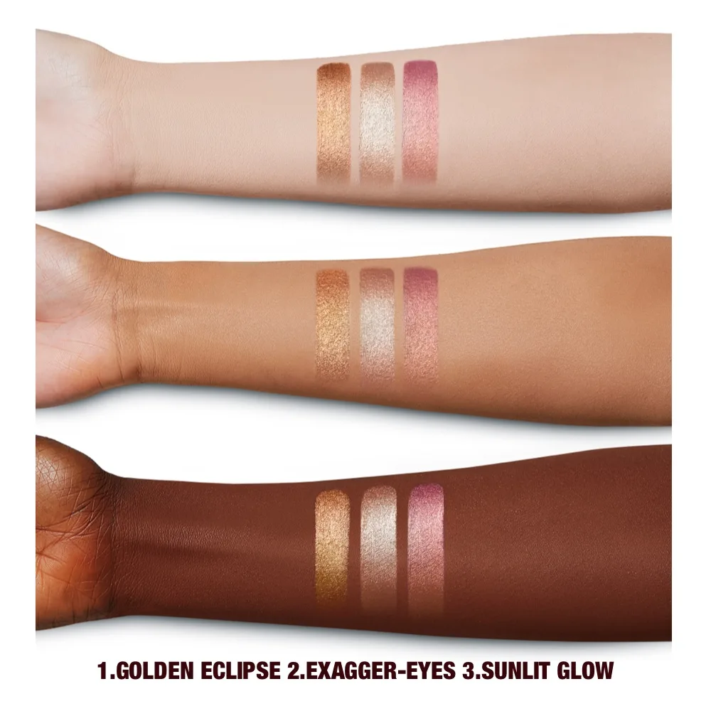 Charlotte Tilbury Golden Eclipse, Sunlit Glow + ExaggerEyes NEW Eyes