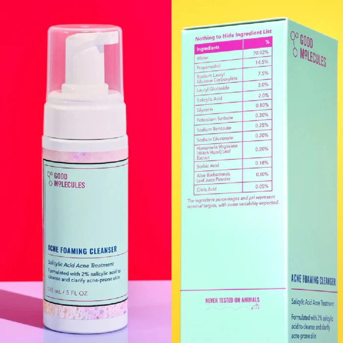 Good Molecules Acne Foaming Cleanser [Claims, Benefits + More]