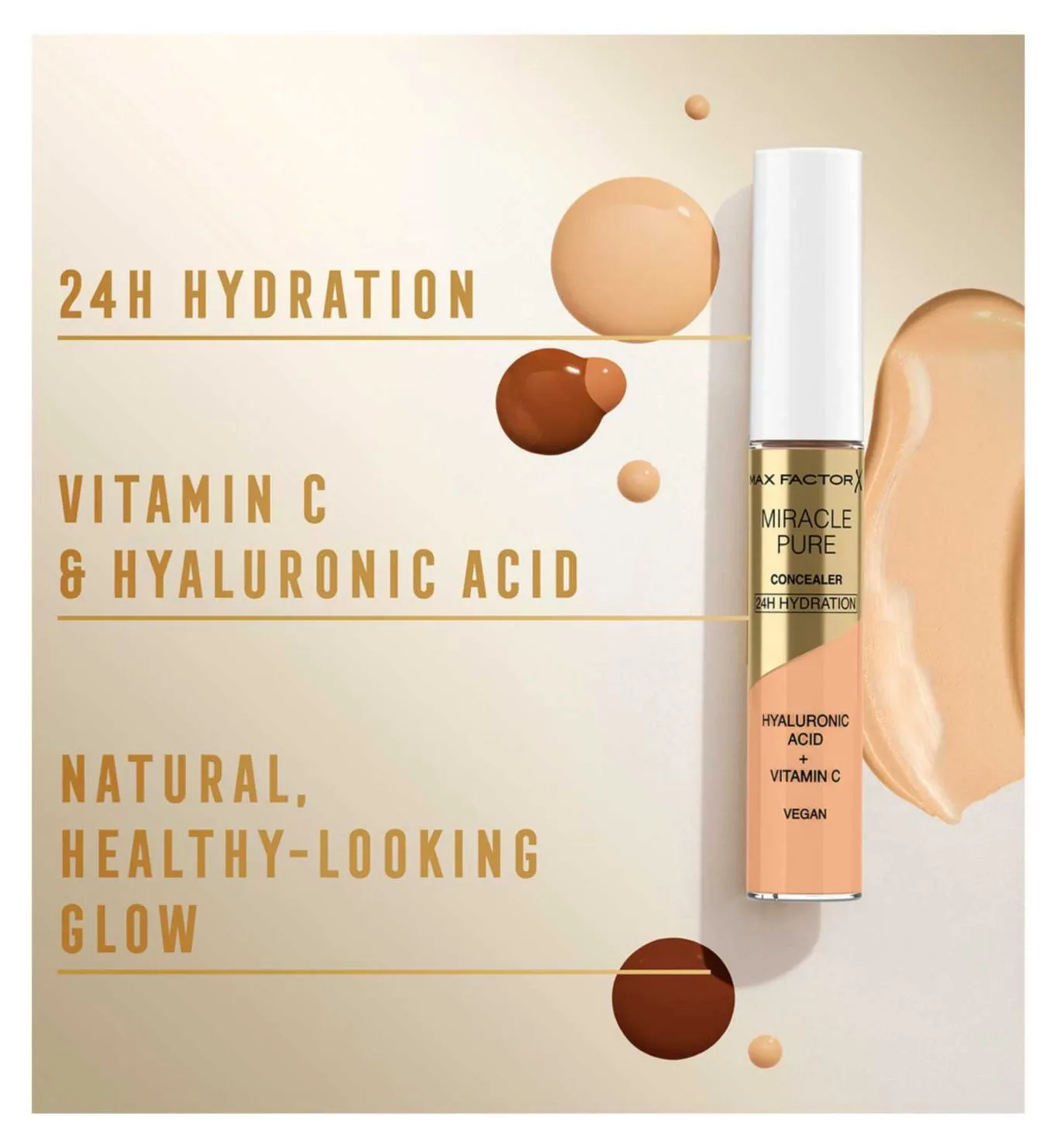 Max Factor Miracle Pure Concealer [Swatches, Benefits + More]