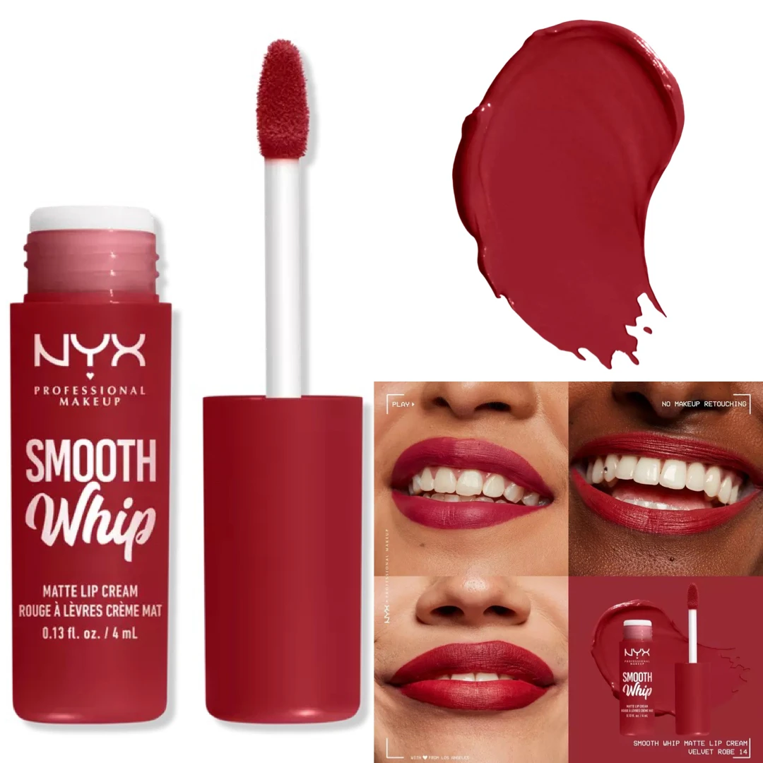 NYX Smooth Whip Matte Lip Creams [Swatches, Claims + More]