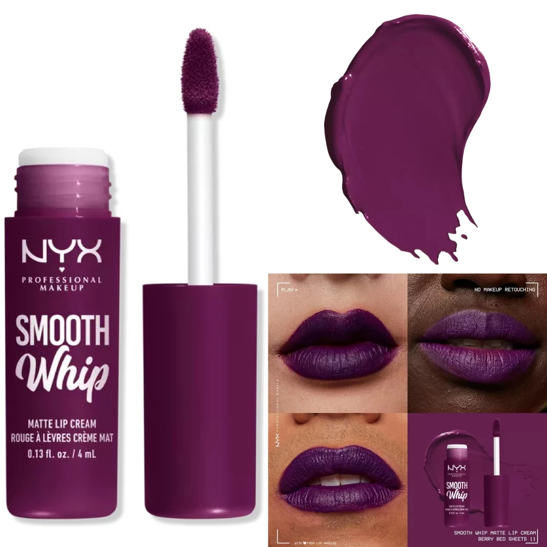 NYX Smooth Whip Matte Lip Creams [Swatches, Claims + More]
