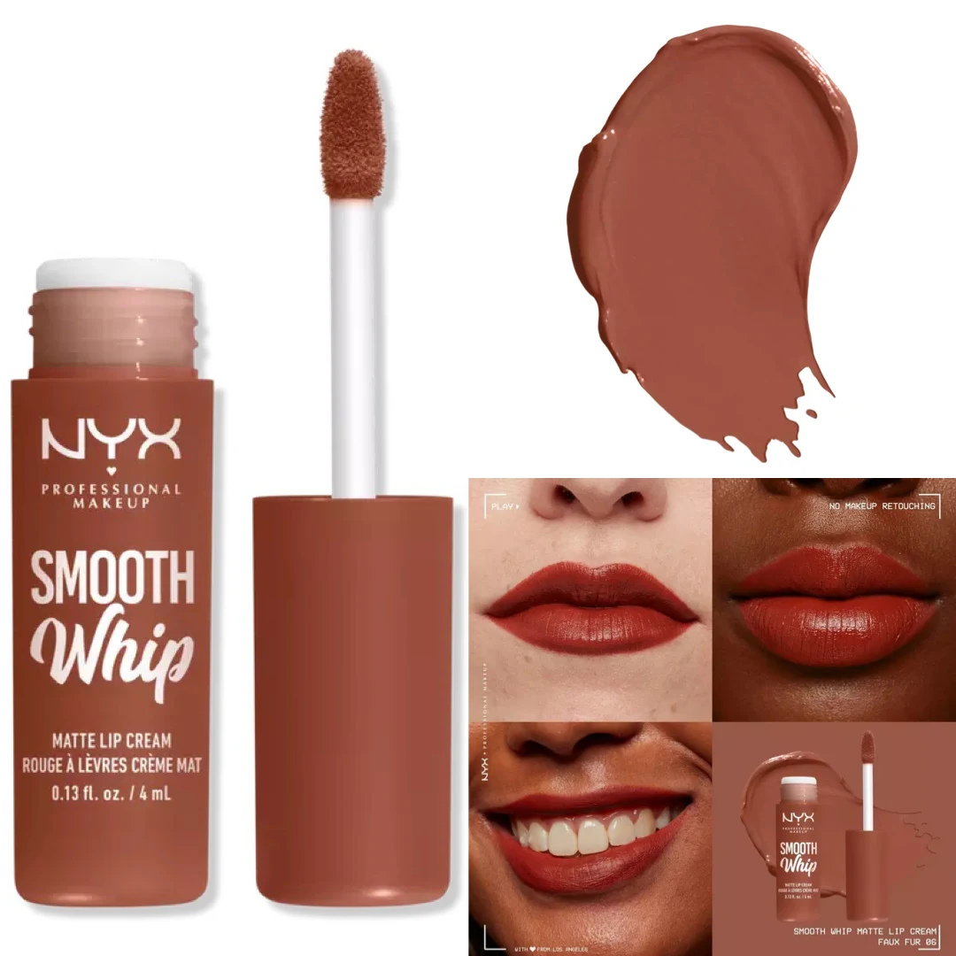 NYX Smooth Whip Matte Lip Creams [Swatches, Claims + More]