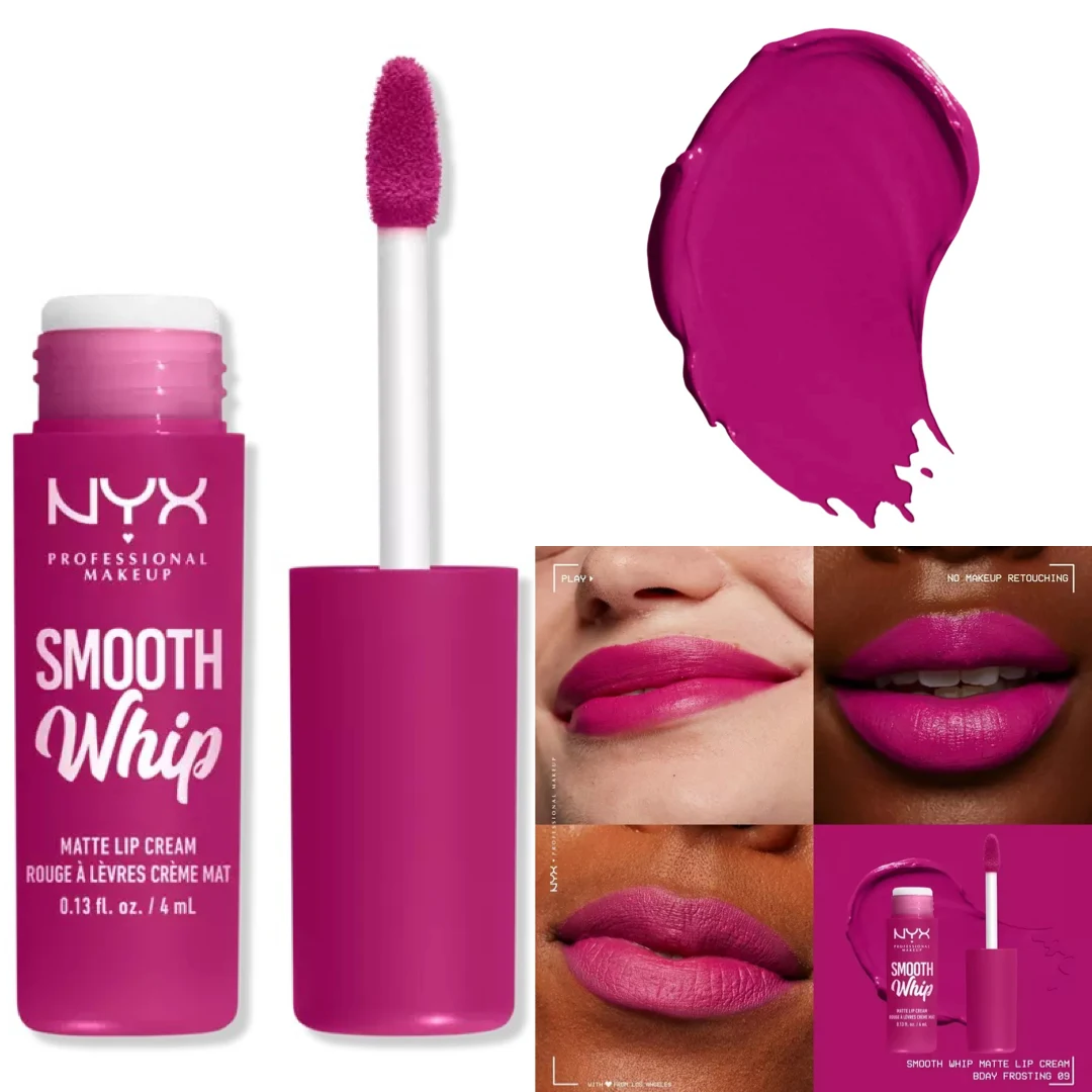 NYX Smooth Whip Matte Lip Creams [Swatches, Claims + More]