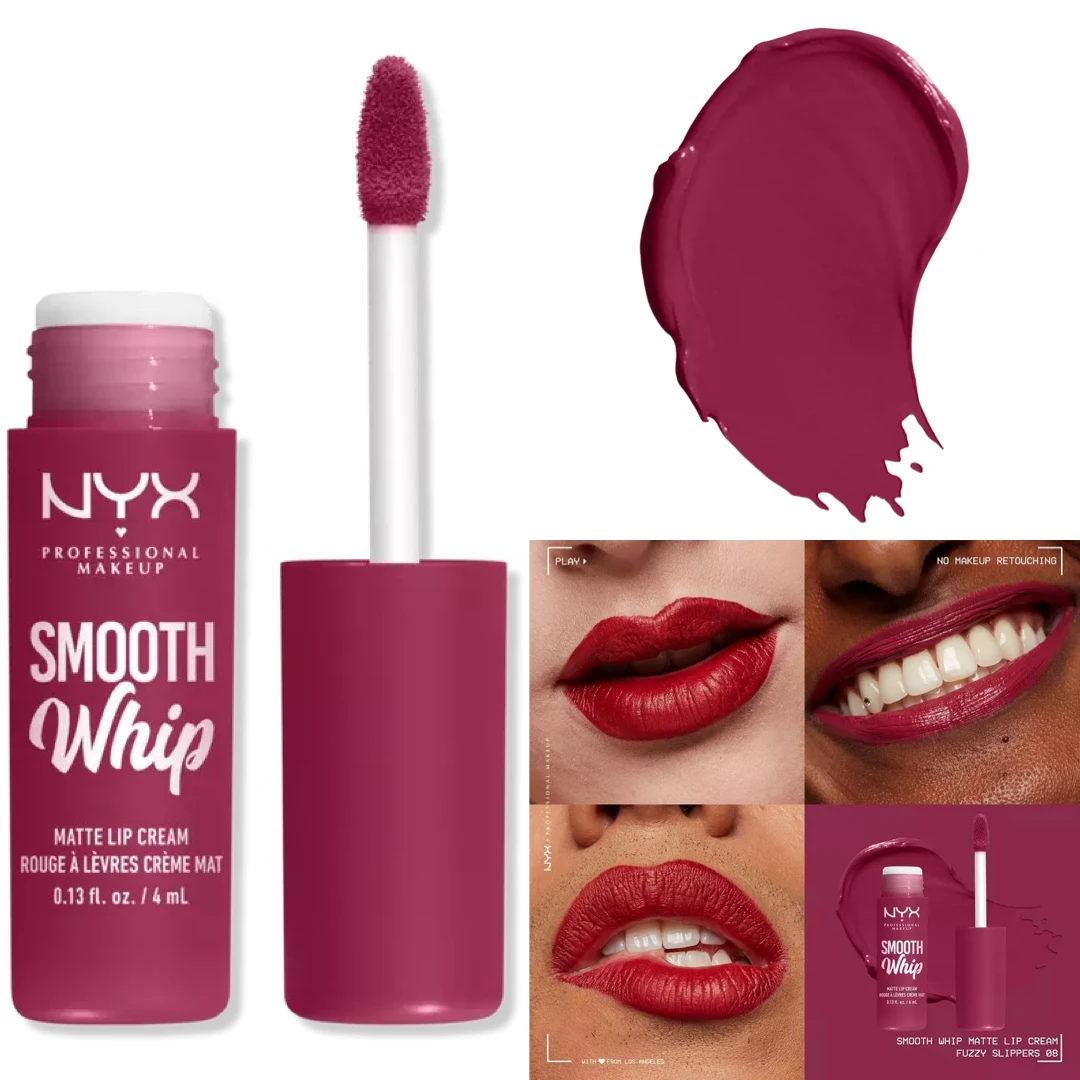 NYX Smooth Whip Matte Lip Creams [Swatches, Claims + More]