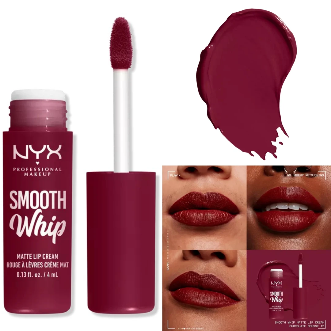NYX Smooth Whip Matte Lip Creams [Swatches, Claims + More]