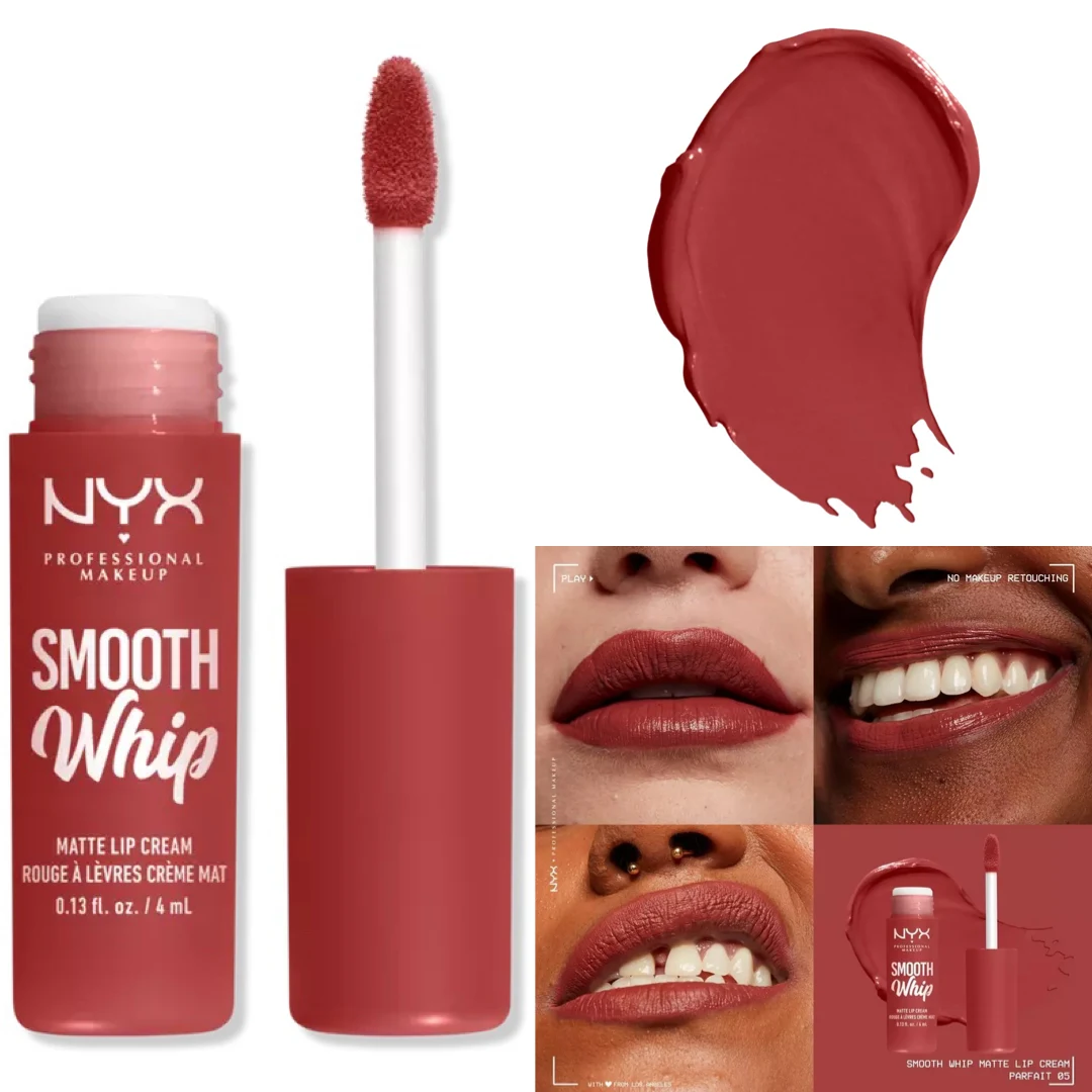NYX Smooth Whip Matte Lip Creams [Swatches, Claims + More]
