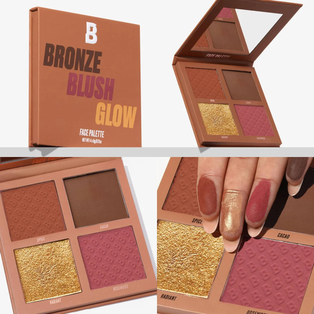 Beauty Bay Bronze Blush Glow Face Palettes [Swatches]