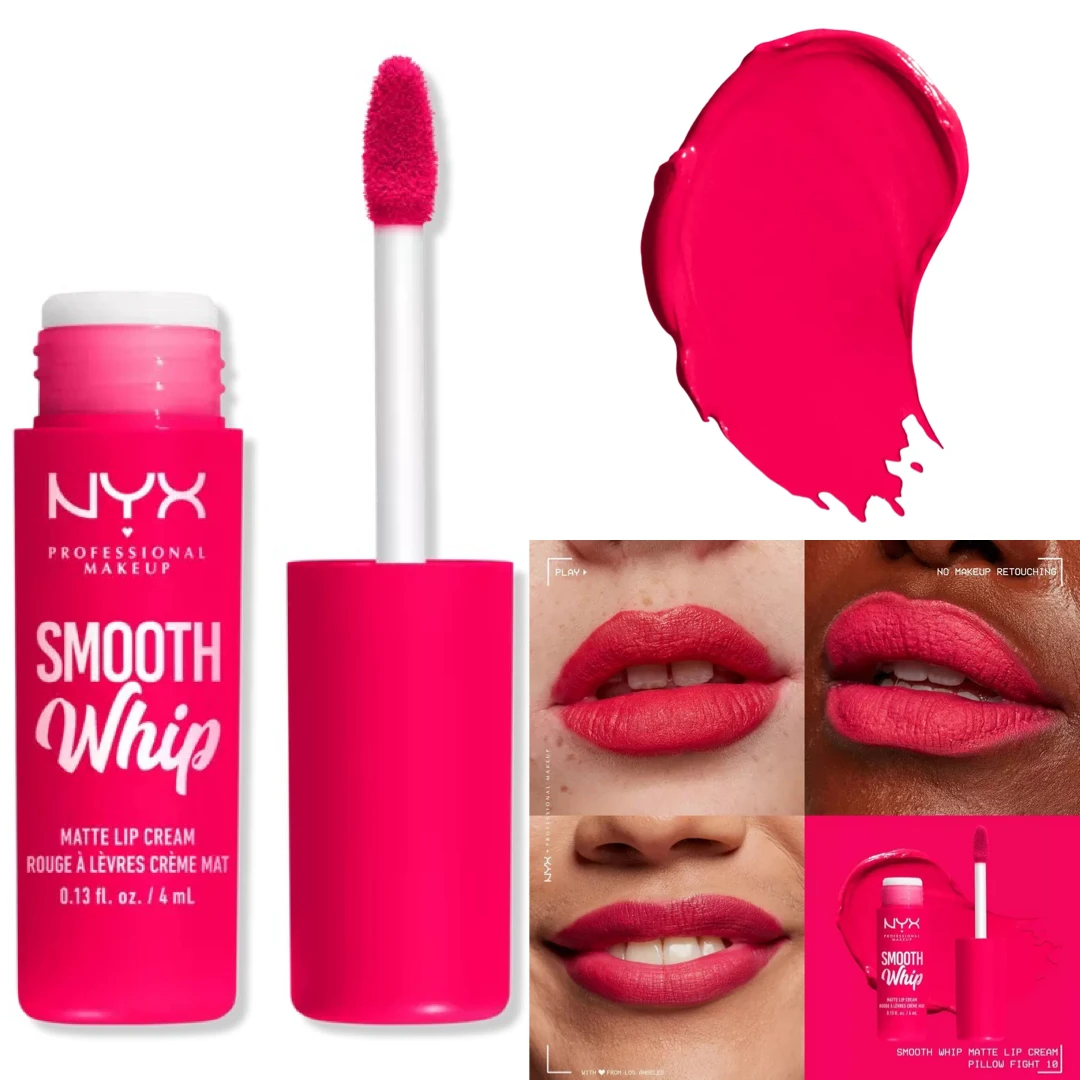 NYX Smooth Whip Matte Lip Creams [Swatches, Claims + More]