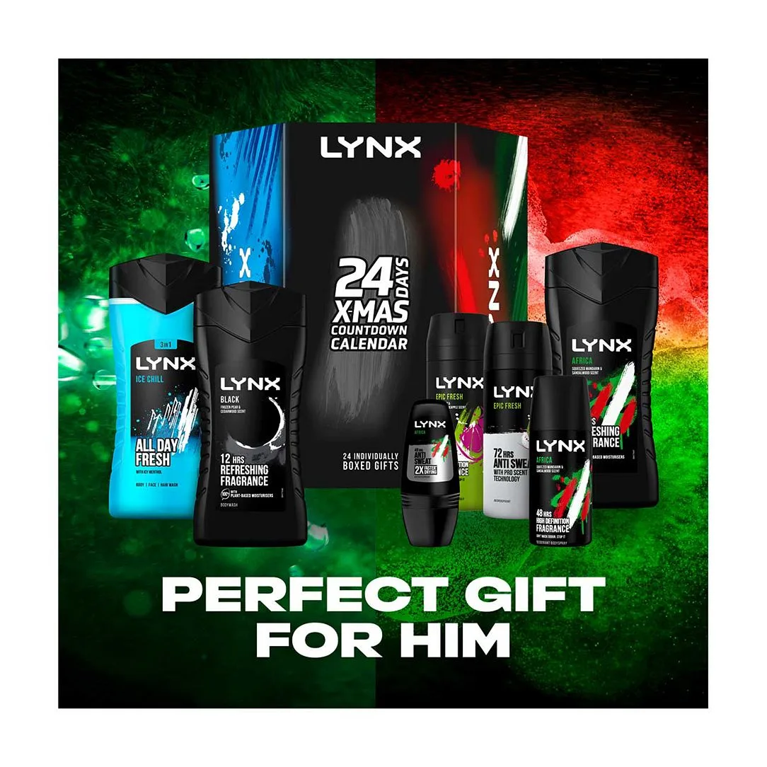 Lynx 24 Days Xmas Countdown Advent Calendar 2022 [Contents Reveal]