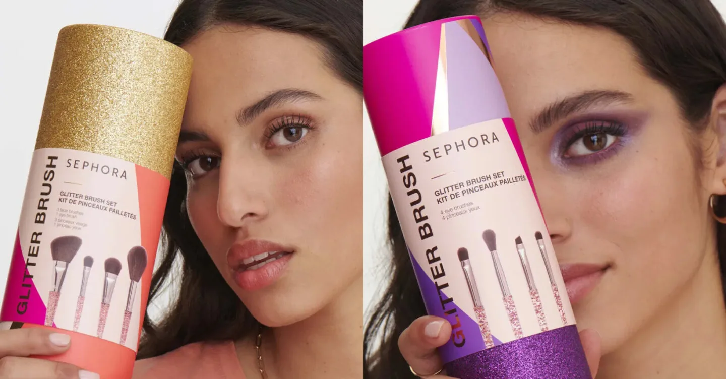 Sephora Glitter Brush Sets | Holiday 2022