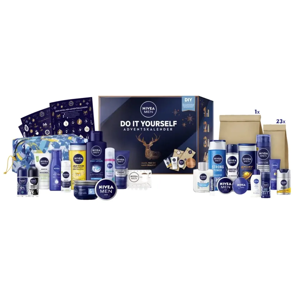 Nivea Men DIY Advent Calendar 2022 [Contents Reveal]