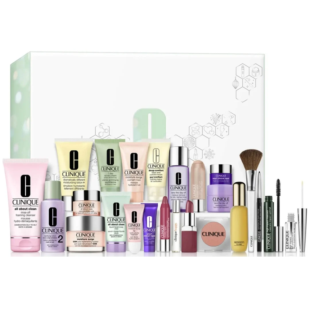 Clinique 24 Days Of Clinique Favorites Advent Calendar 2022 [Contents Reveal]