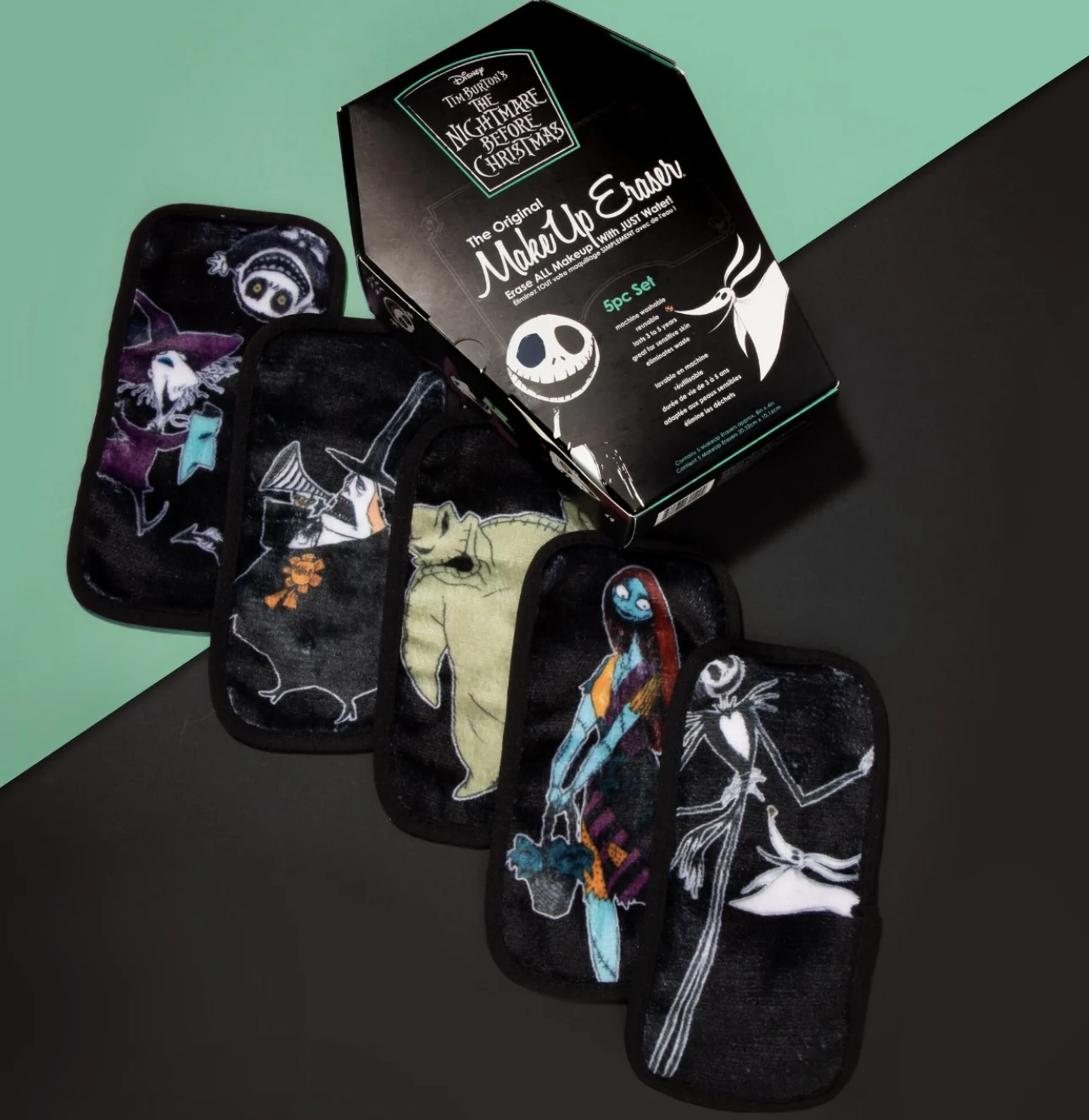 MakeUp Eraser Nightmare Before Christmas Makeup Remover Set