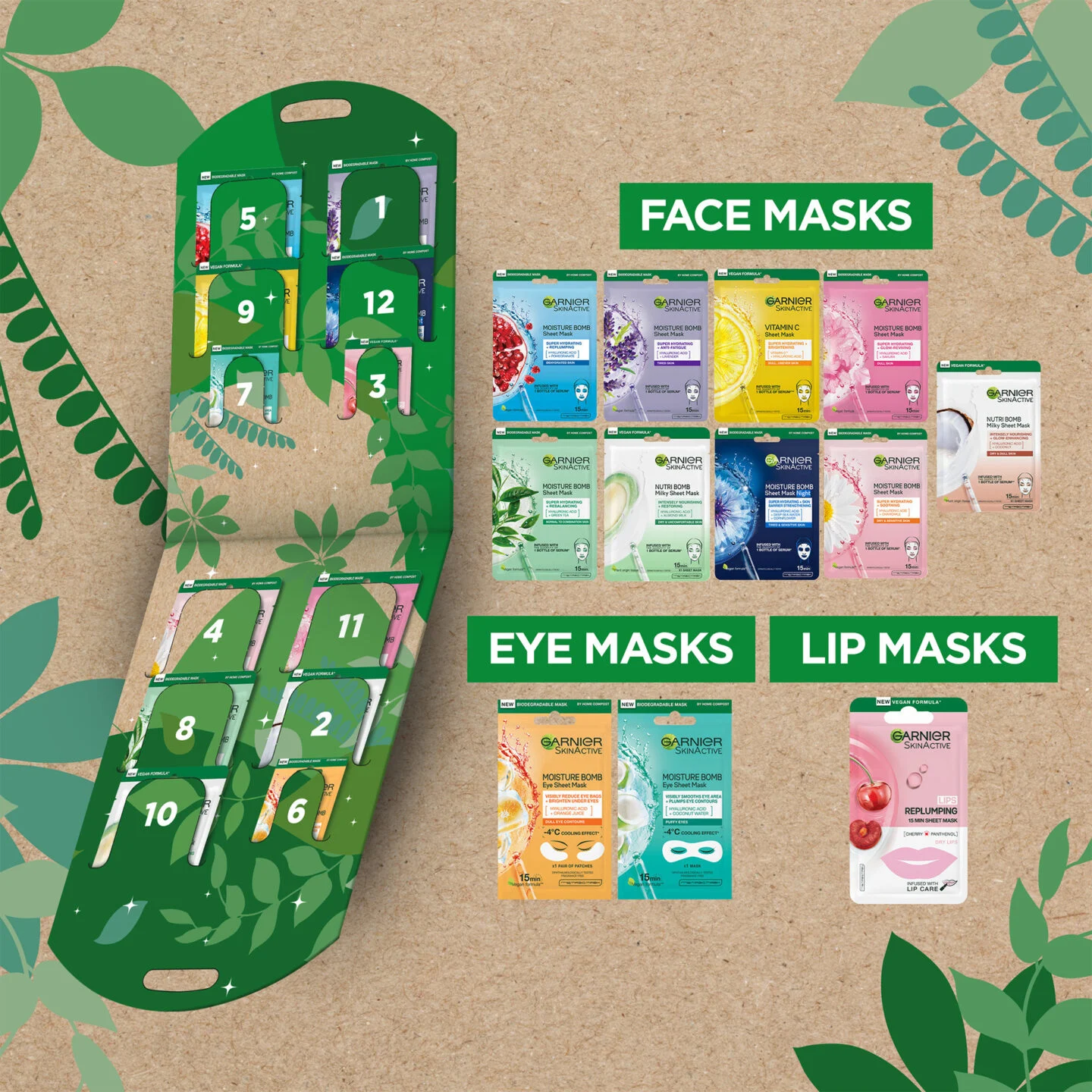 Garnier 12 Days Of Maskmas Advent Calendar [Contents Reveal]