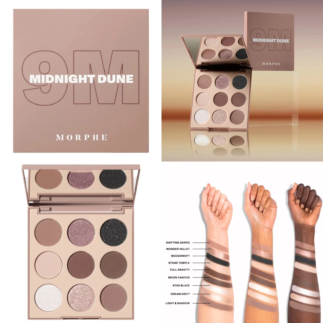 Morphe 9M Midnight Dune Artistry Palette [Swatches]