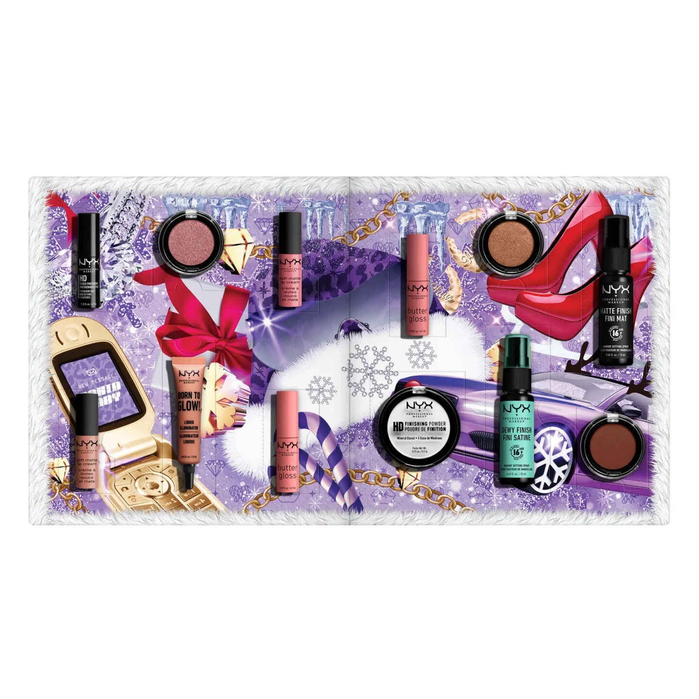 NYX 12 Day Holiday Countdown Advent Calendar 2022 [Contents Reveal]