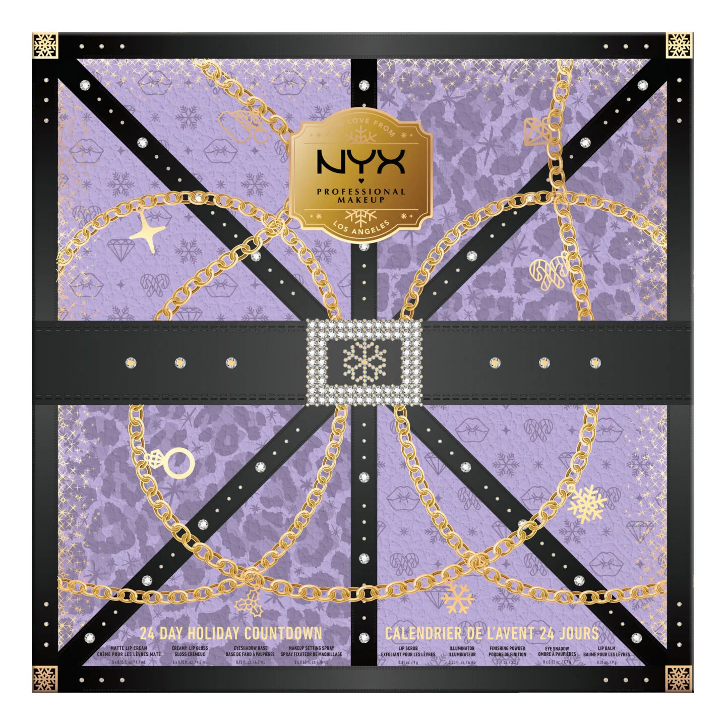 NYX 24 Day Holiday Countdown Advent Calendar 2022