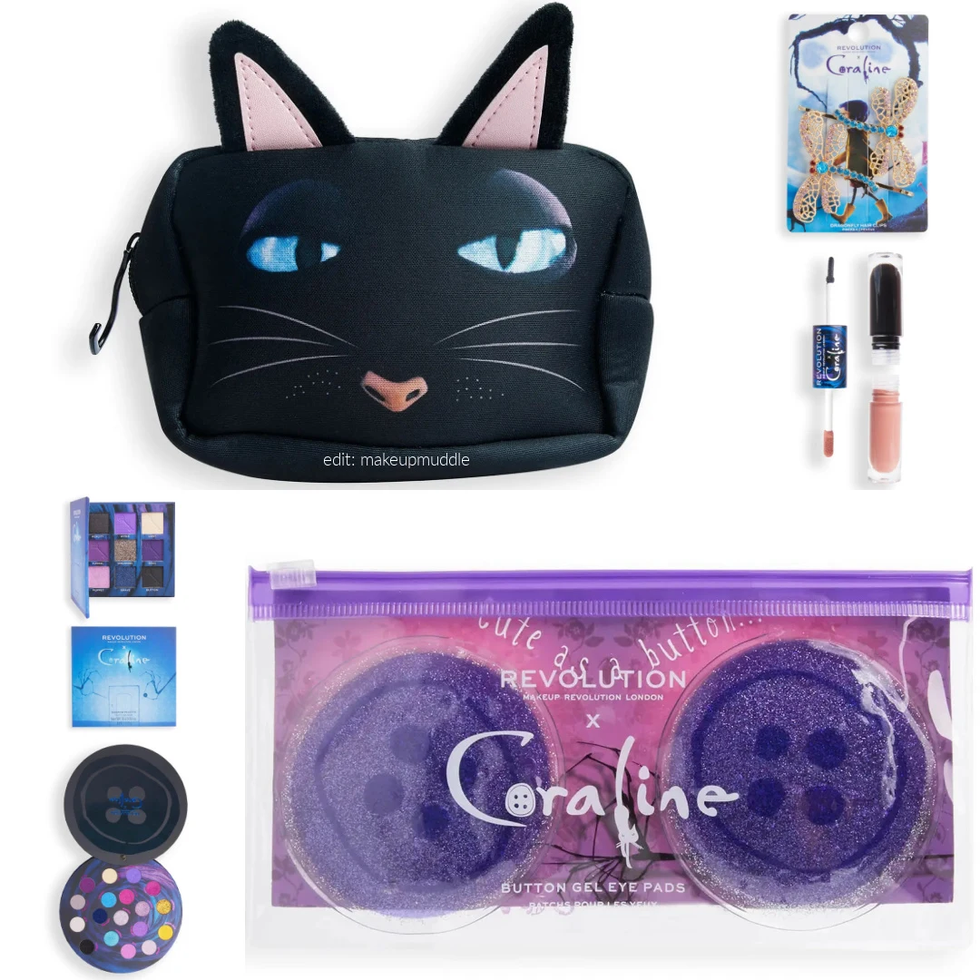 Revolution x Coraline Makeup Collection Reveal!